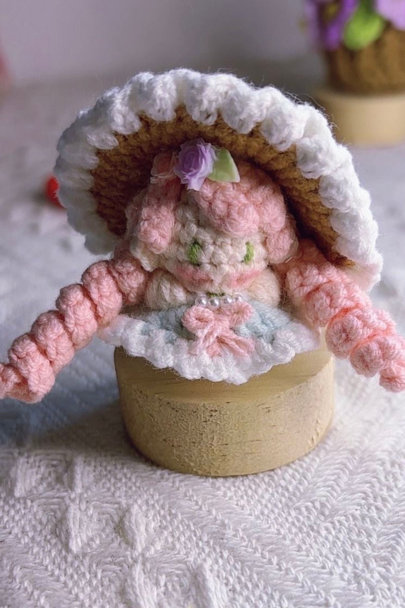 Finished Product Custom Infinity Nikki Game Fan Art - Handmade Crochet Keychain Charm