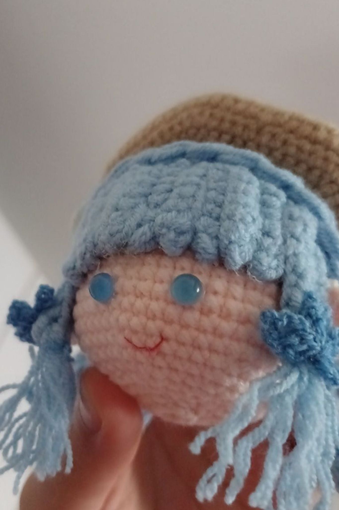 Handcrafted Custom Genshin Impact Kamisato Ayaka Anime-Inspired Treasure - Personalized Crochet Keychain Charm