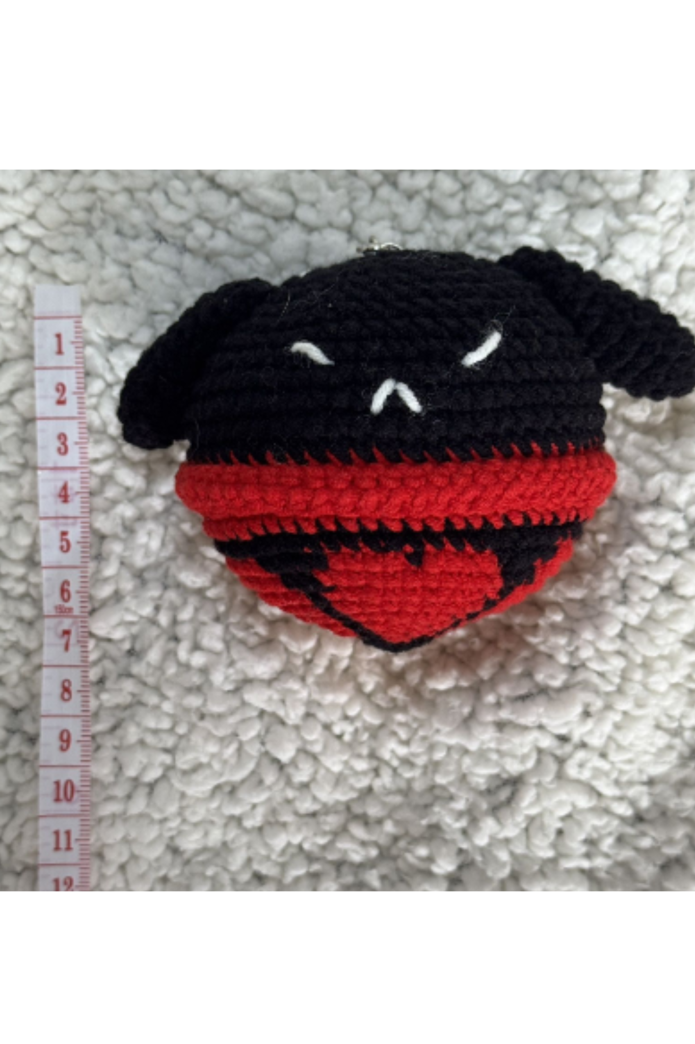 [Finished Product] Custom Bouncy Bomb Doll the Genshin Game Fan Art - Handmade Crochet Keychain Charm