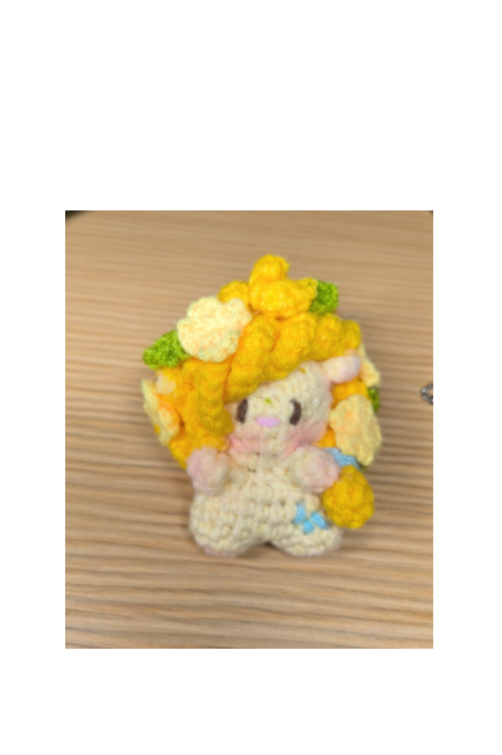 [Finished Product] My Little Pony: Friendship Is Magic Handmade Crochet Keychain-pear butter