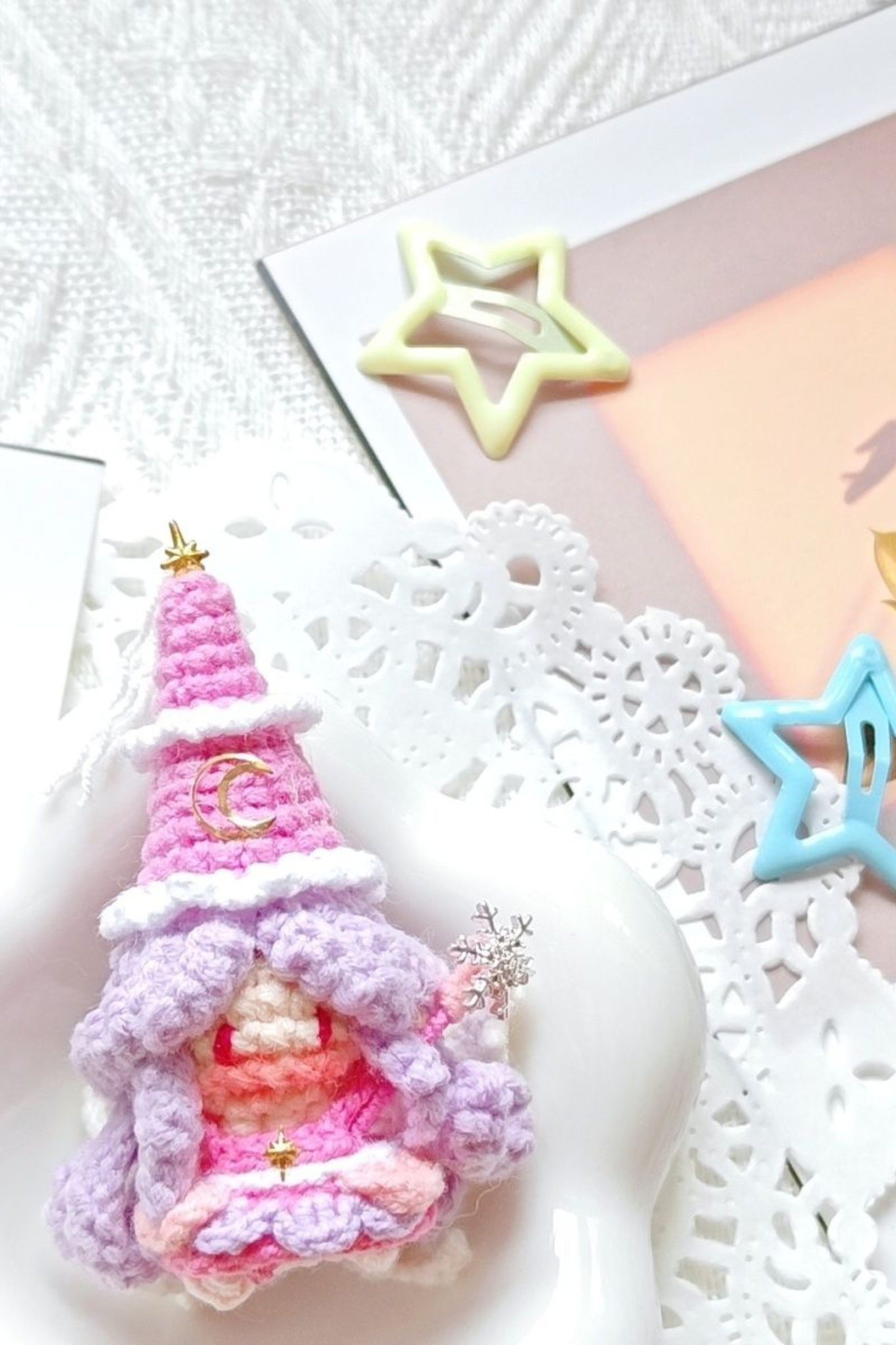 Finished Product Custom Infinity Nikki Game Fan Art-Handmade Crochet Keychain Charm