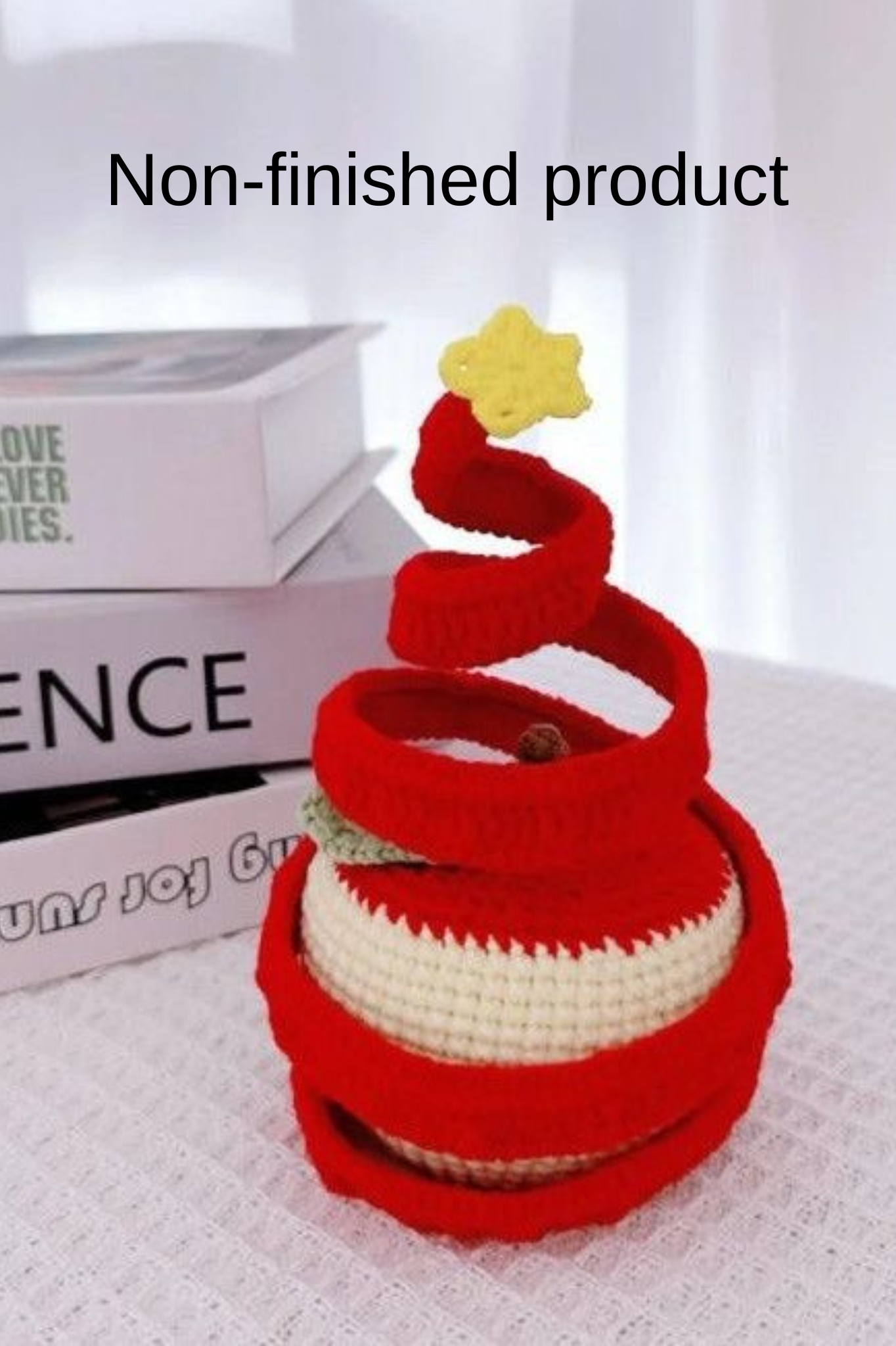 [Non-finished product]Christmas Apple Tree Doll Handmade Crochet