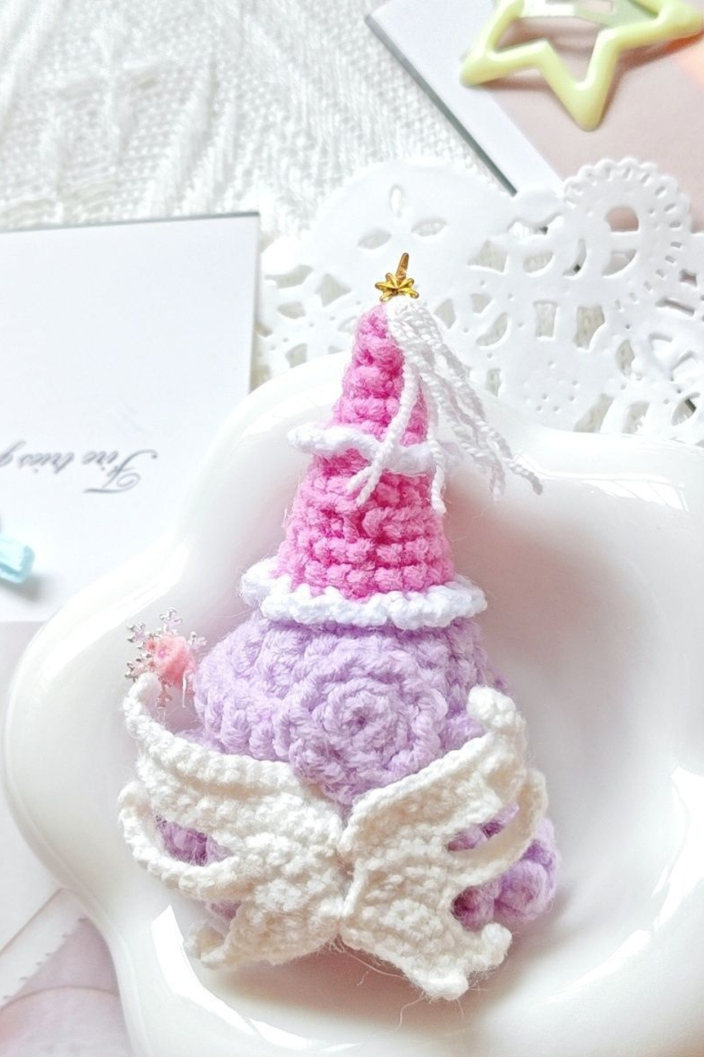 Finished Product Custom Infinity Nikki Game Fan Art-Handmade Crochet Keychain Charm