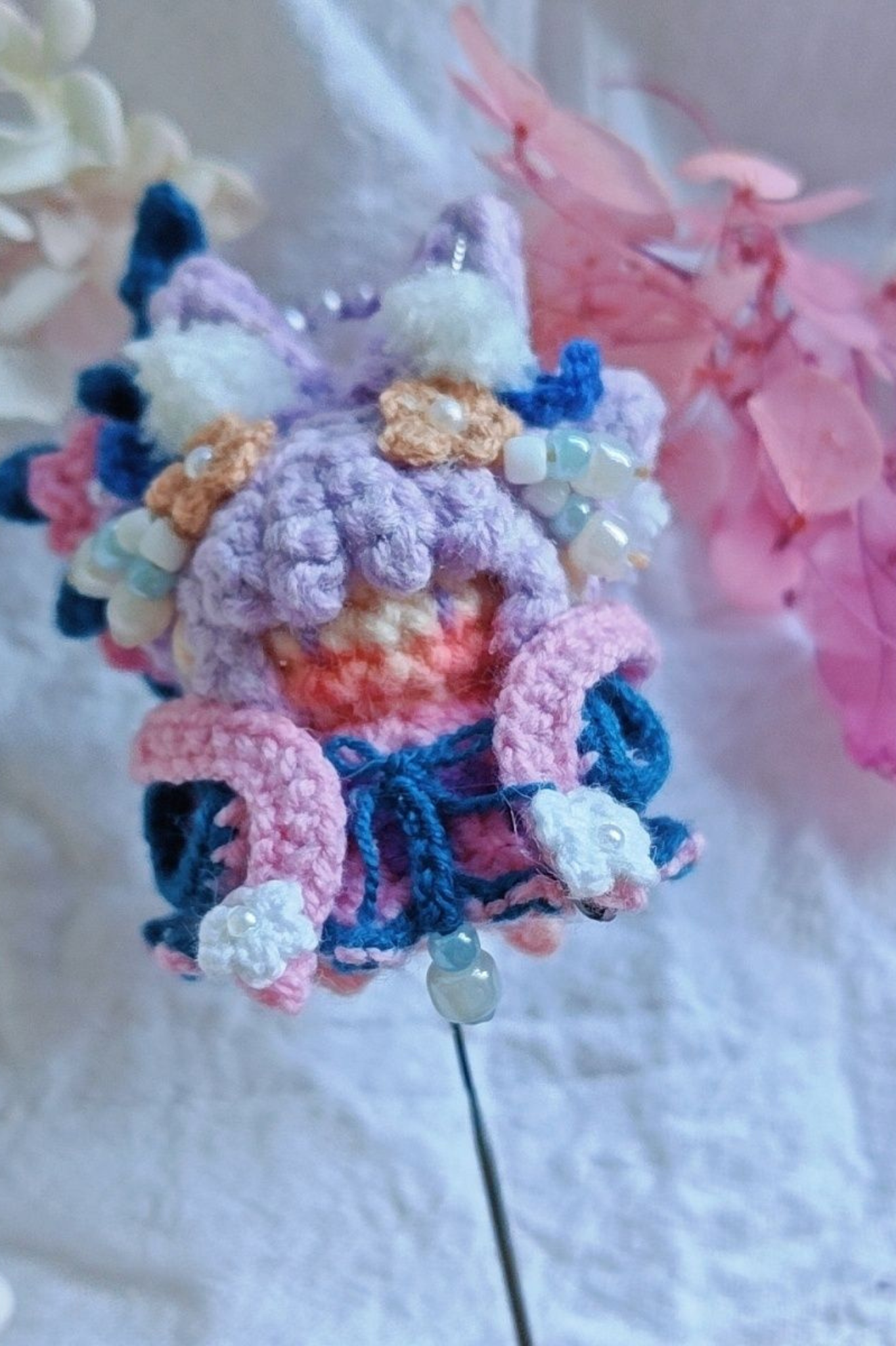 Finished Product Custom Infinity Nikki Game Fan Art-Handmade Crochet Keychain Charm