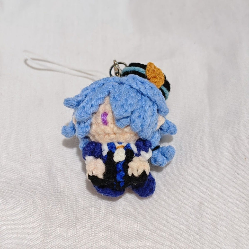 [Finished Product] Custom Honkai Star Rail Misha Game Fan Art - Handmade Crochet Keychain Charm
