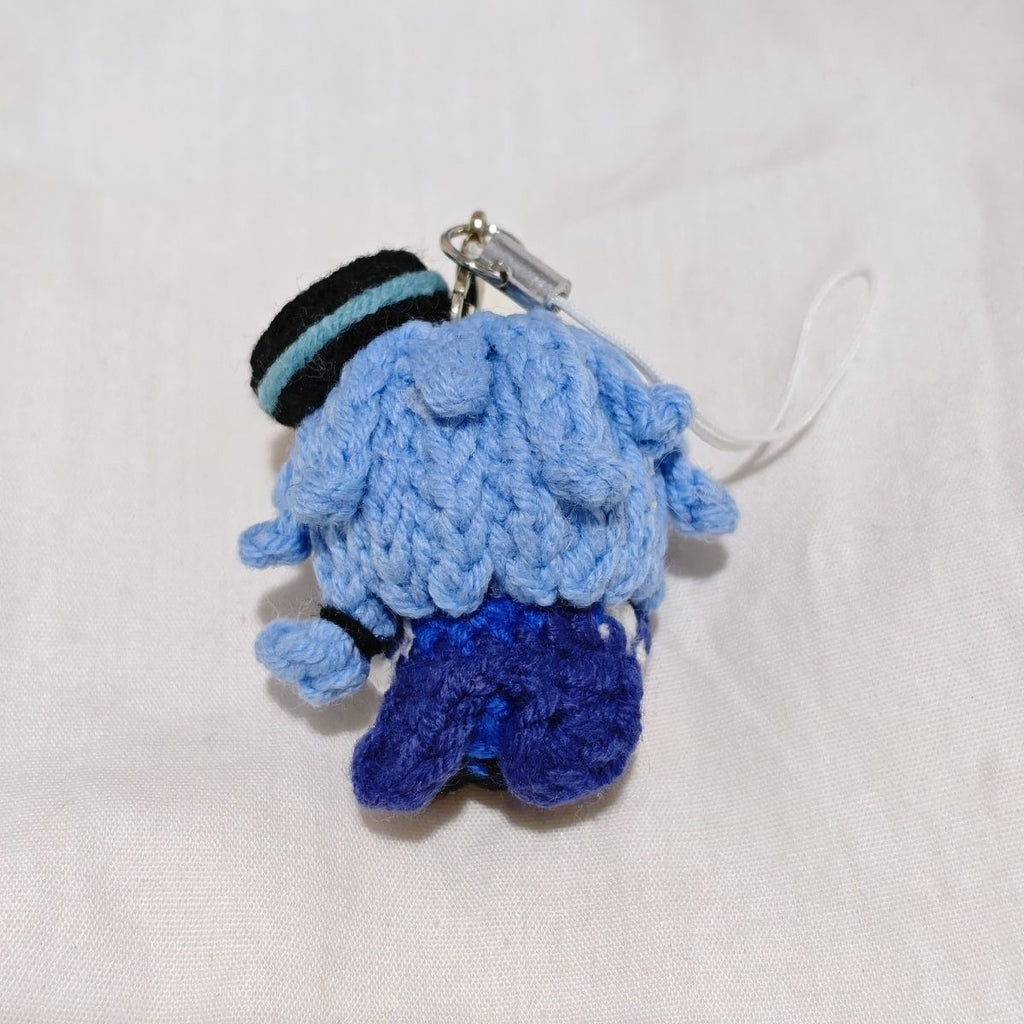 [Finished Product] Custom Honkai Star Rail Misha Game Fan Art - Handmade Crochet Keychain Charm