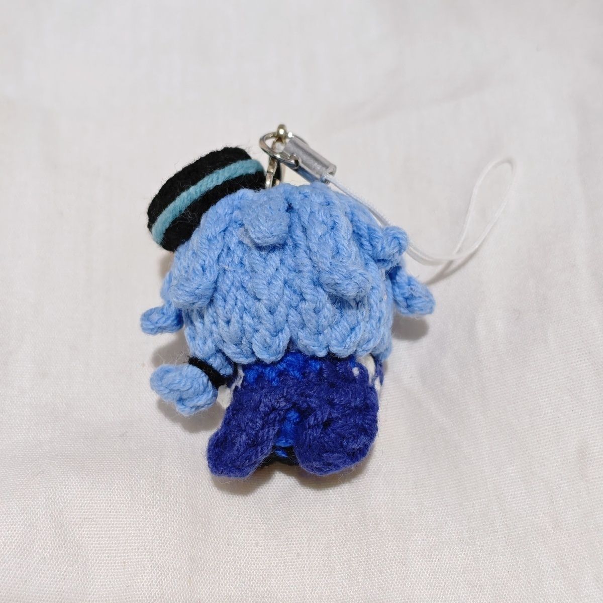 [Finished Product] Custom Honkai Star Rail Misha Game Fan Art - Handmade Crochet Keychain Charm