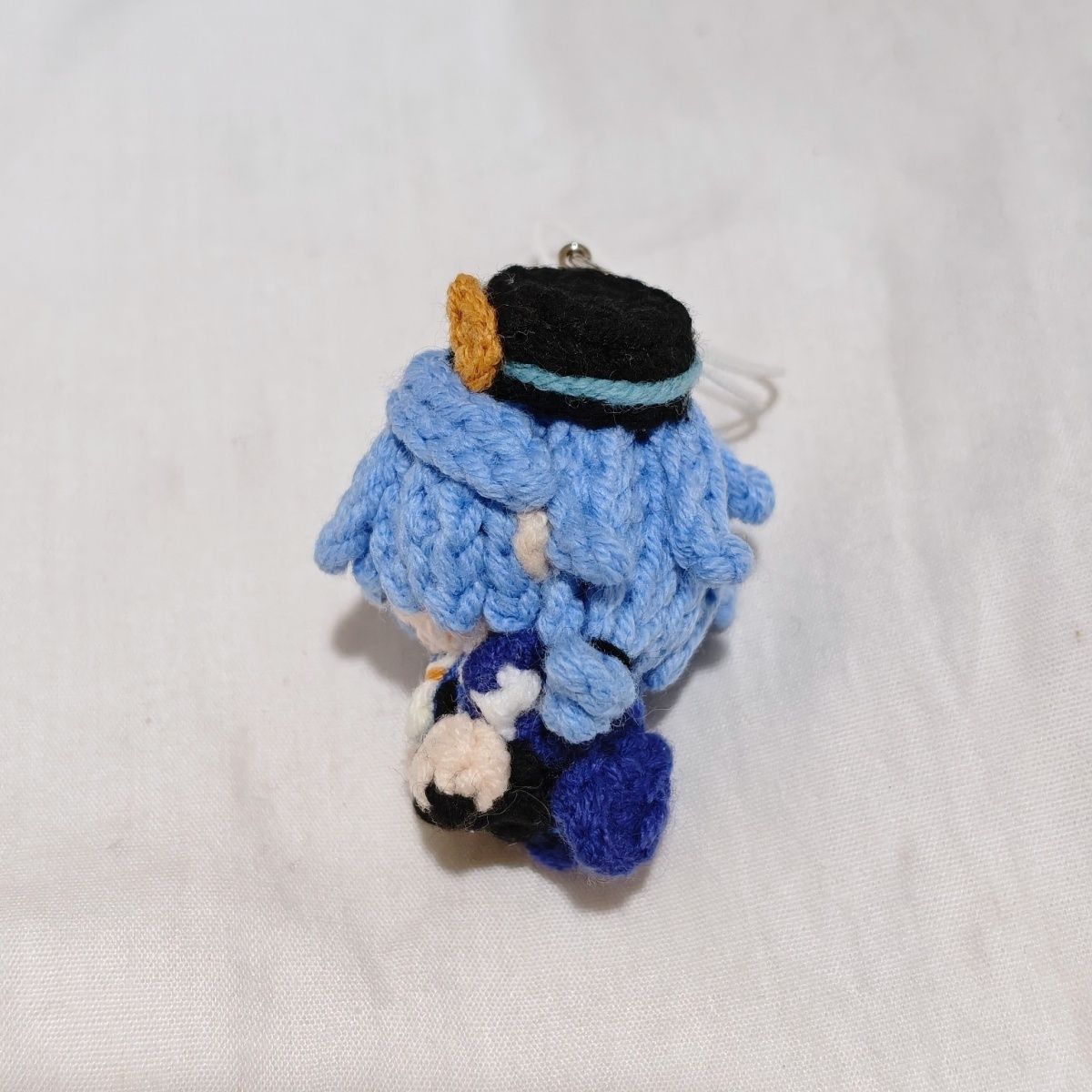 [Finished Product] Custom Honkai Star Rail Misha Game Fan Art - Handmade Crochet Keychain Charm