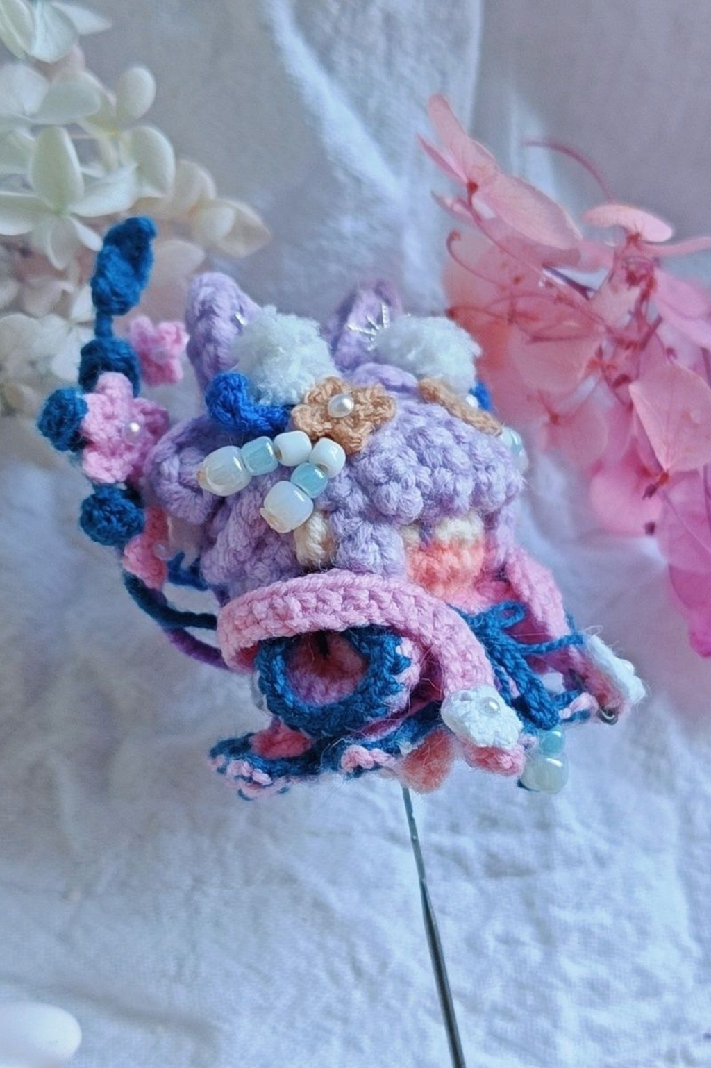 Finished Product Custom Infinity Nikki Game Fan Art-Handmade Crochet Keychain Charm