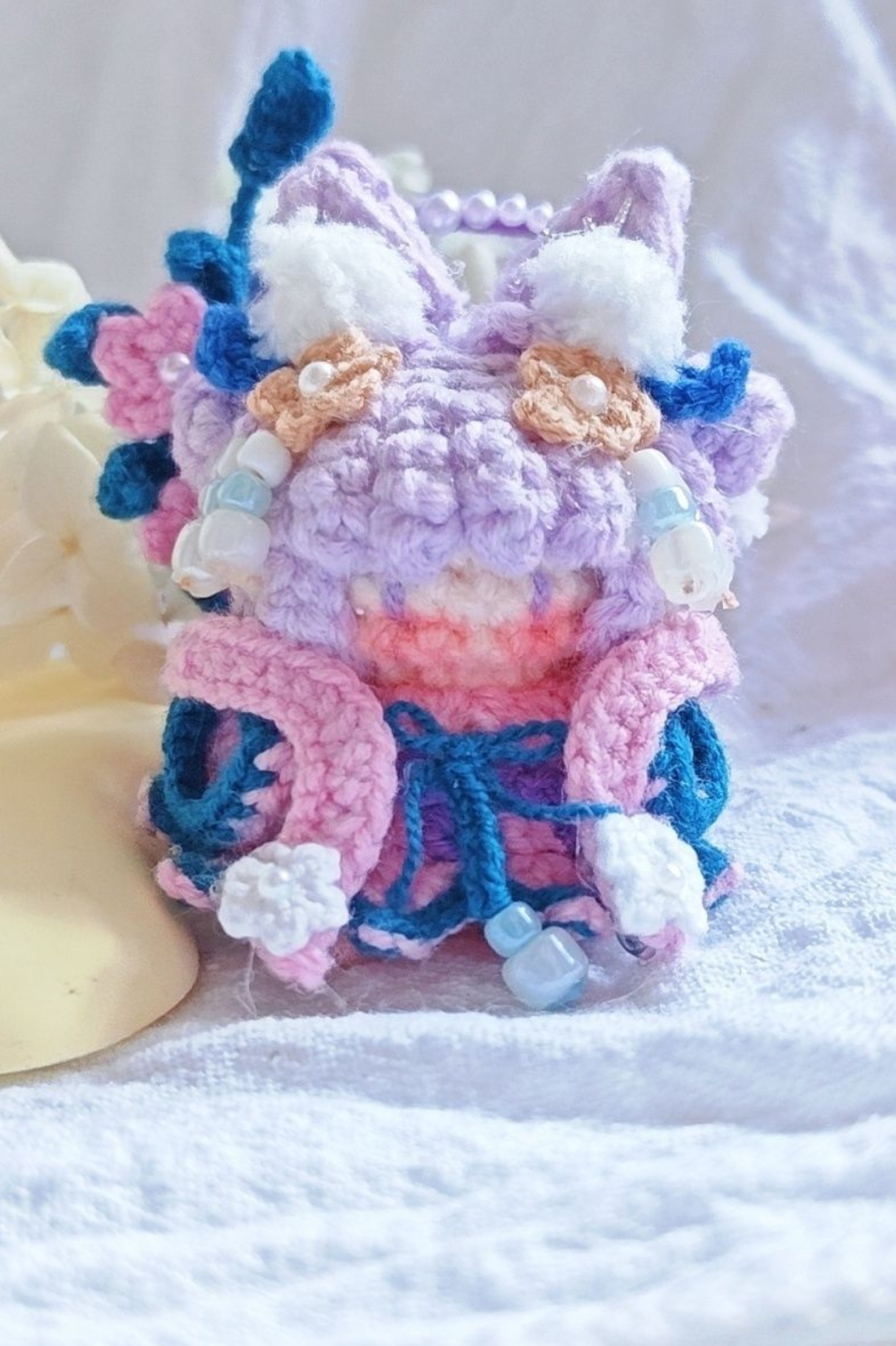 Finished Product Custom Infinity Nikki Game Fan Art-Handmade Crochet Keychain Charm