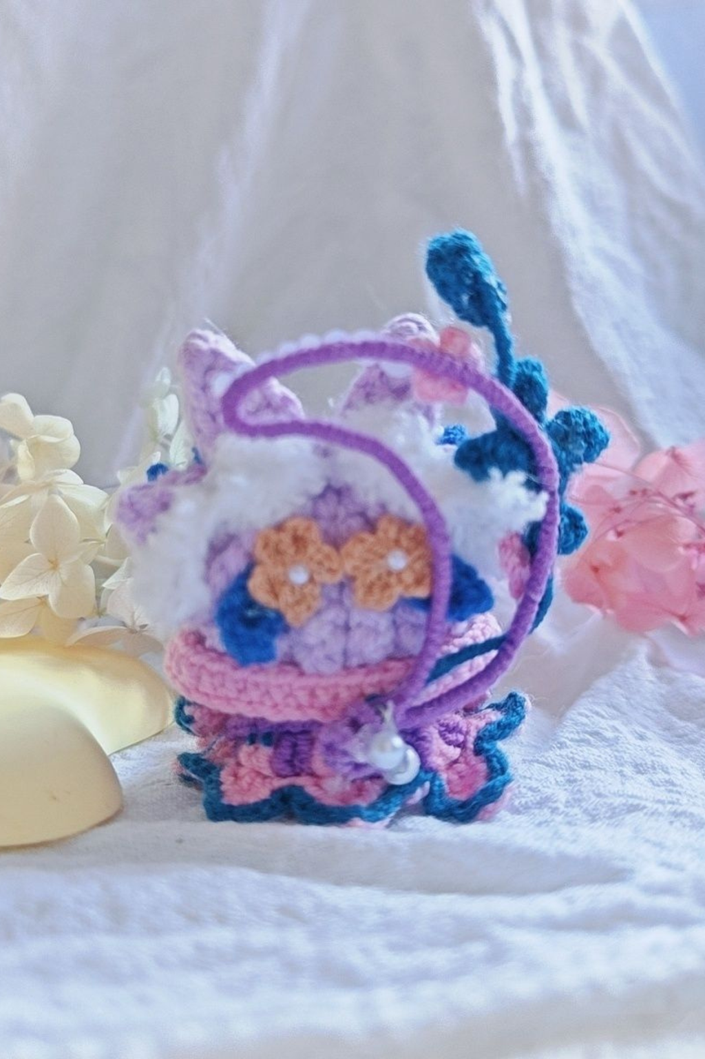 Finished Product Custom Infinity Nikki Game Fan Art-Handmade Crochet Keychain Charm