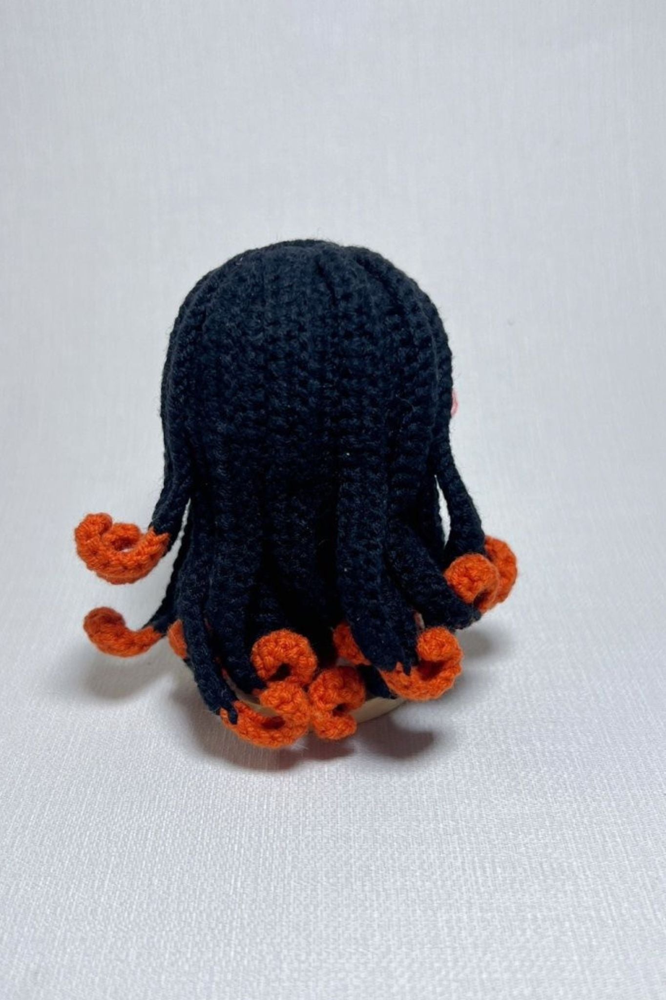 Finished Product Kimetsu No Yaiba Kamado Nezuko Fan Art - Handmade Crochet Keychain Charm