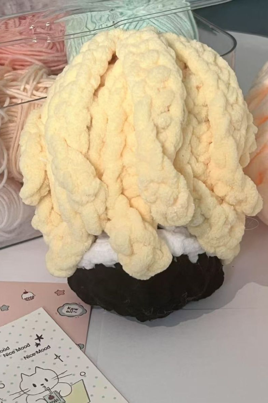 Finished Product Custom Identity V Joseph Desaulniers Doll Game Fan Art - Handmade Crochet Keychain Charm