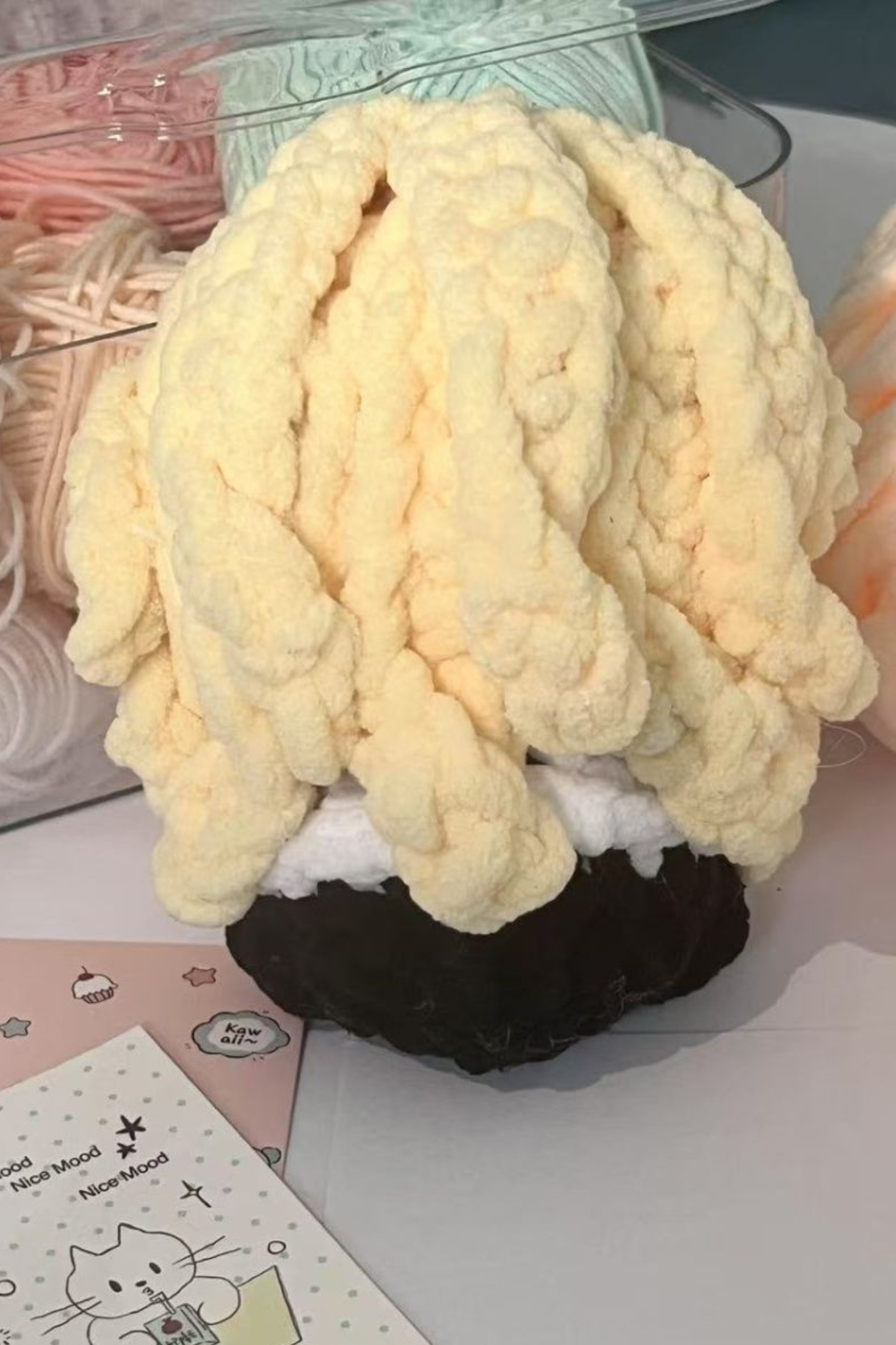 Finished Product Custom Identity V Joseph Desaulniers Doll Game Fan Art - Handmade Crochet Keychain Charm