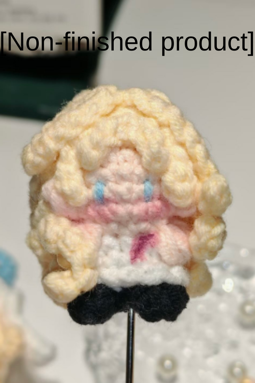 Custom Identity V Joseph Desaulniers Doll Game Fan Art - Handmade Crochet Keychain Charm