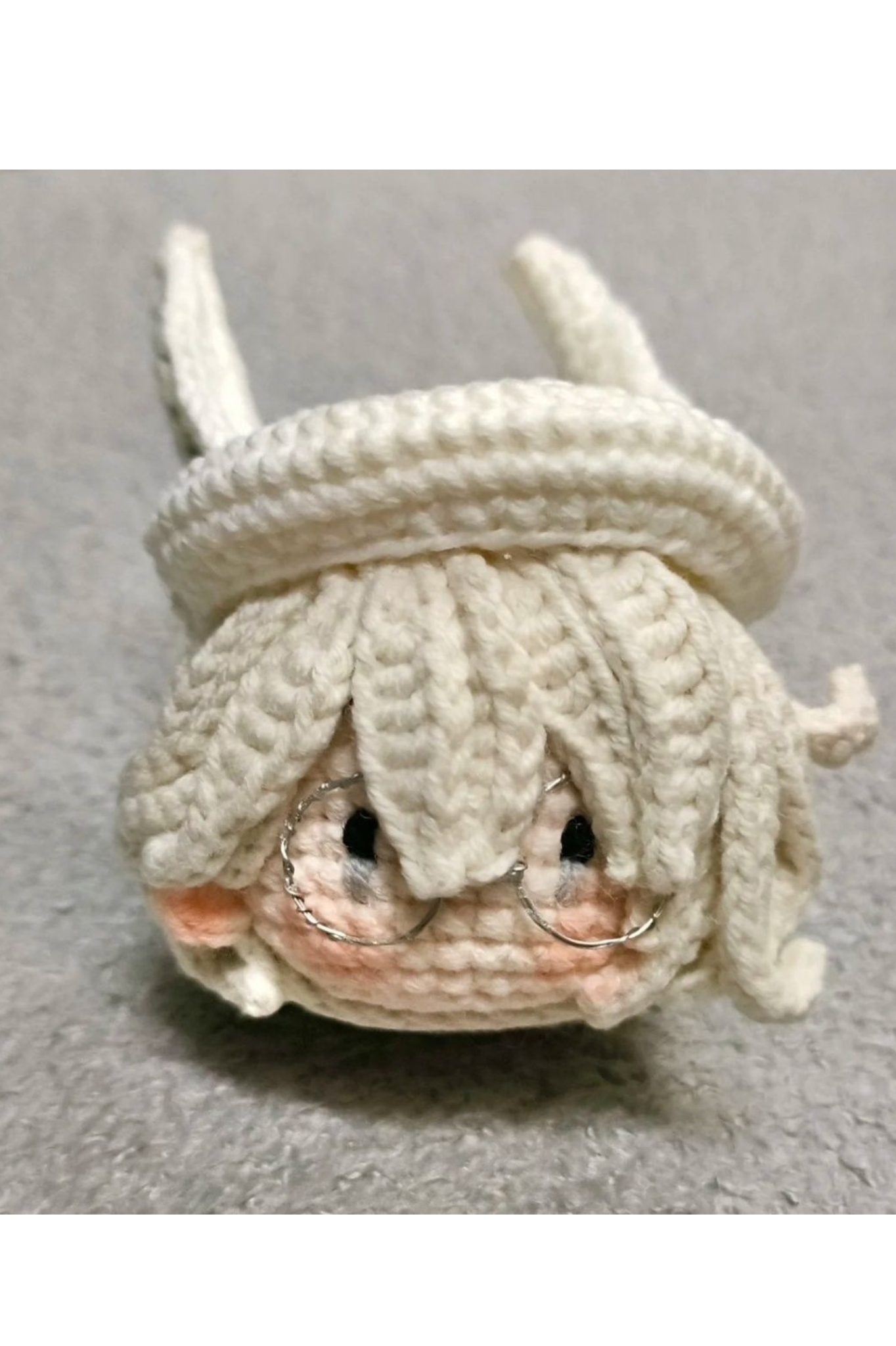 [Finished Product] Custom Identity V Ithaqua Game Fan Art - Handmade Crochet Keychain Charm