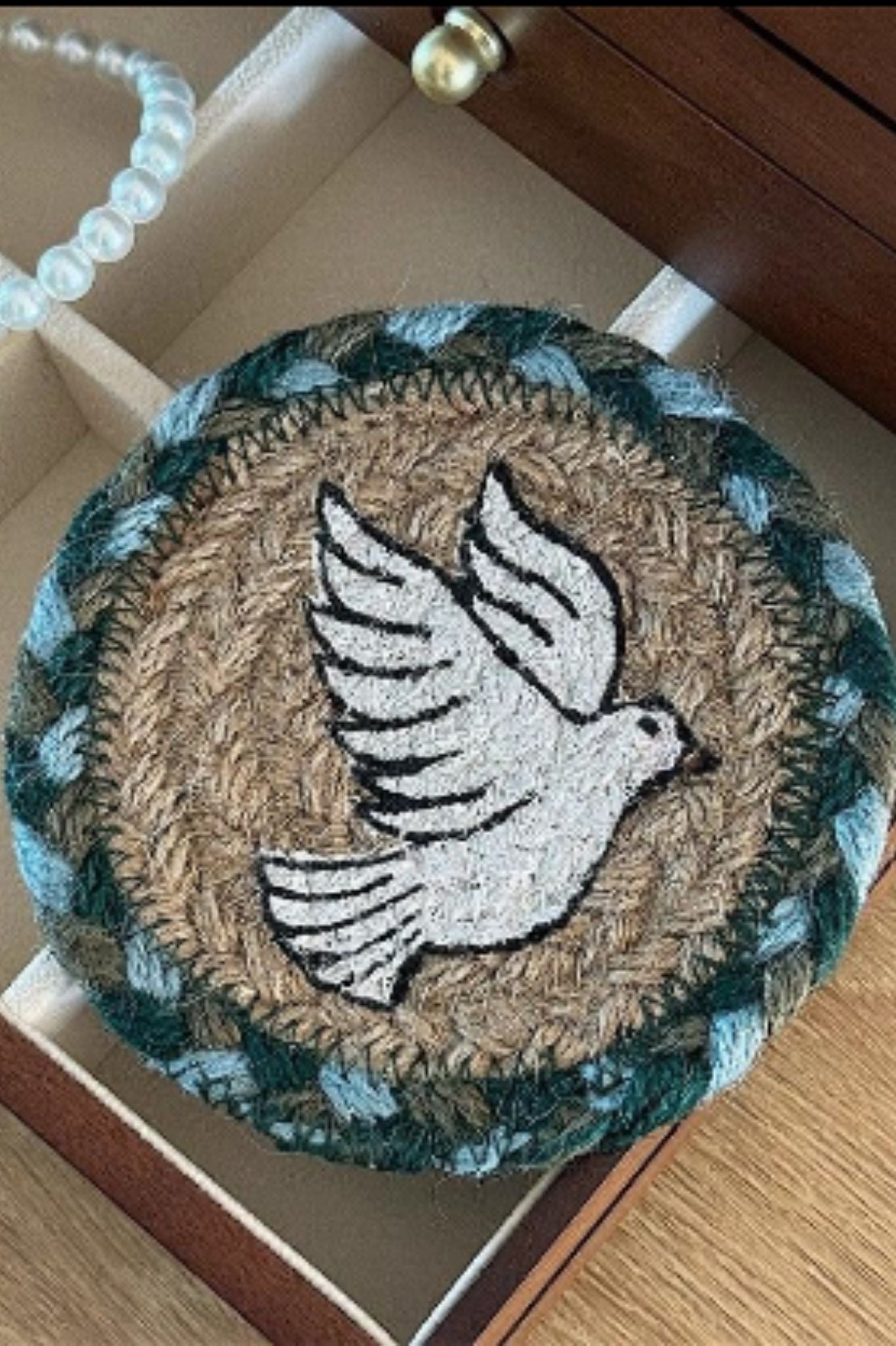 Handcrafted Embroidered Coasters
