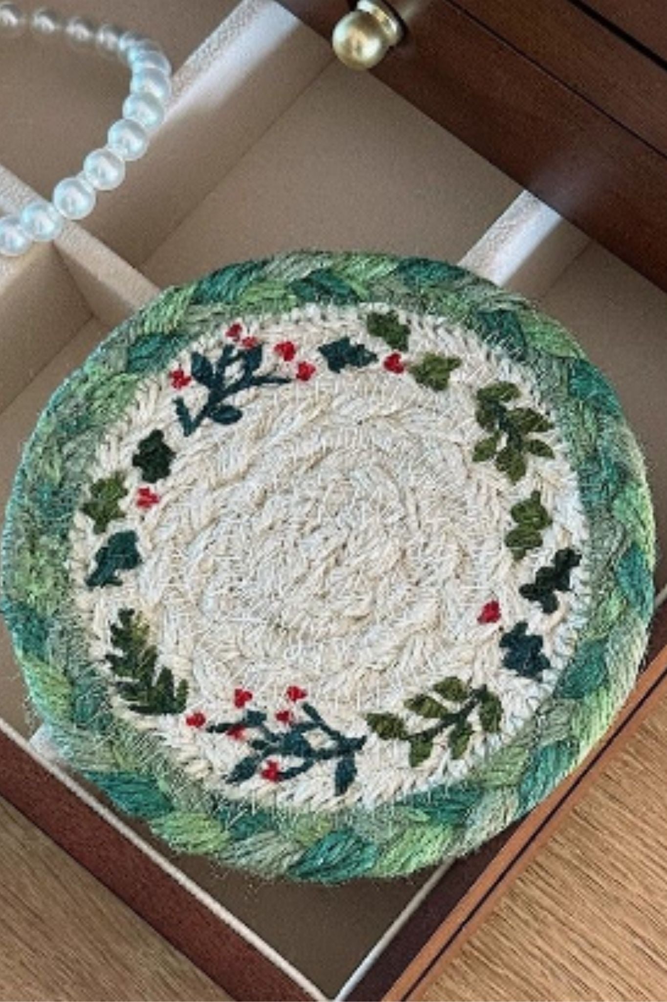 Handcrafted Embroidered Coasters