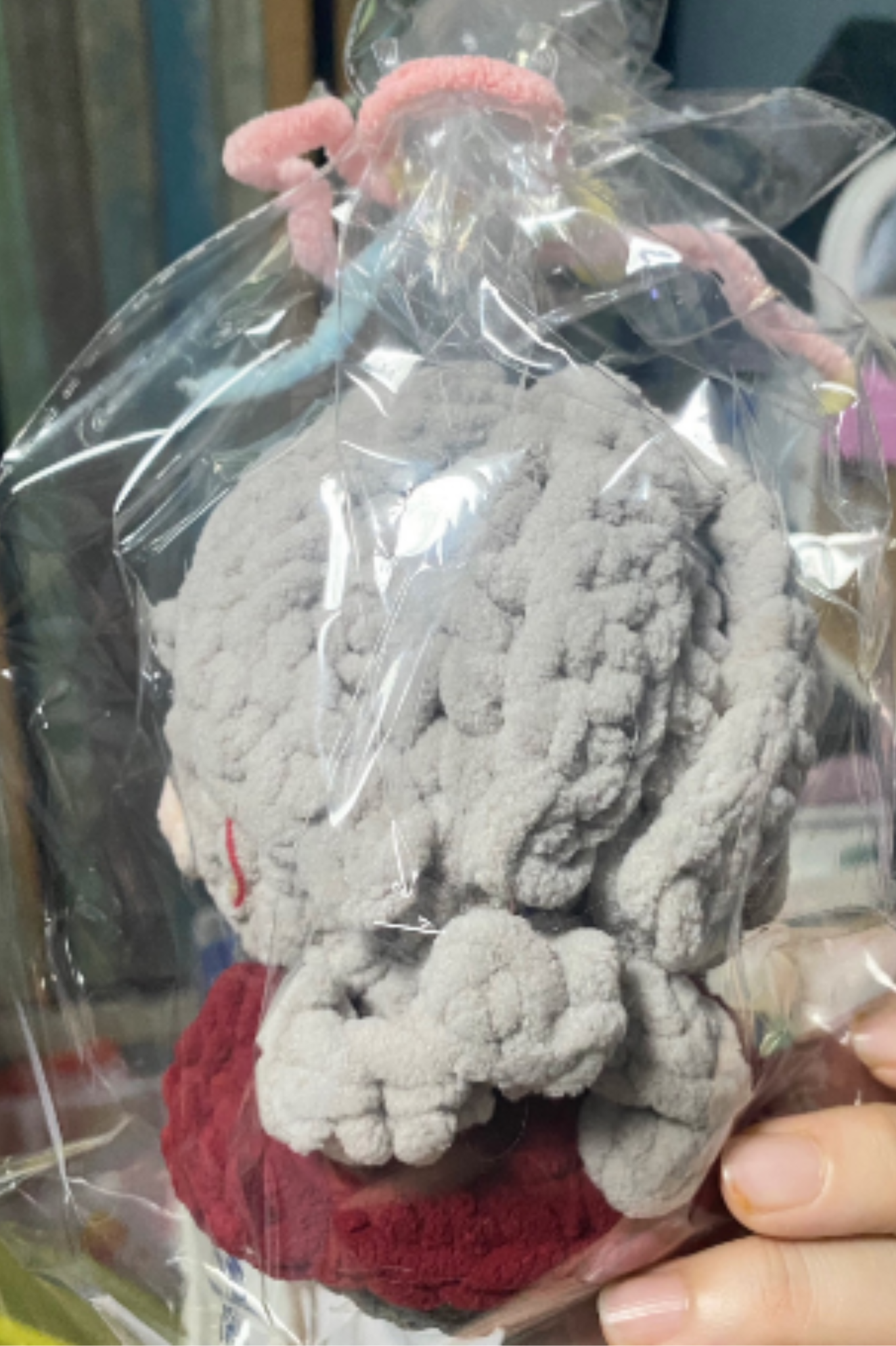 Finished Product Custom Identity V Composer Frederick Kreiburg Doll Game Fan Art - Handmade Crochet Keychain Charm