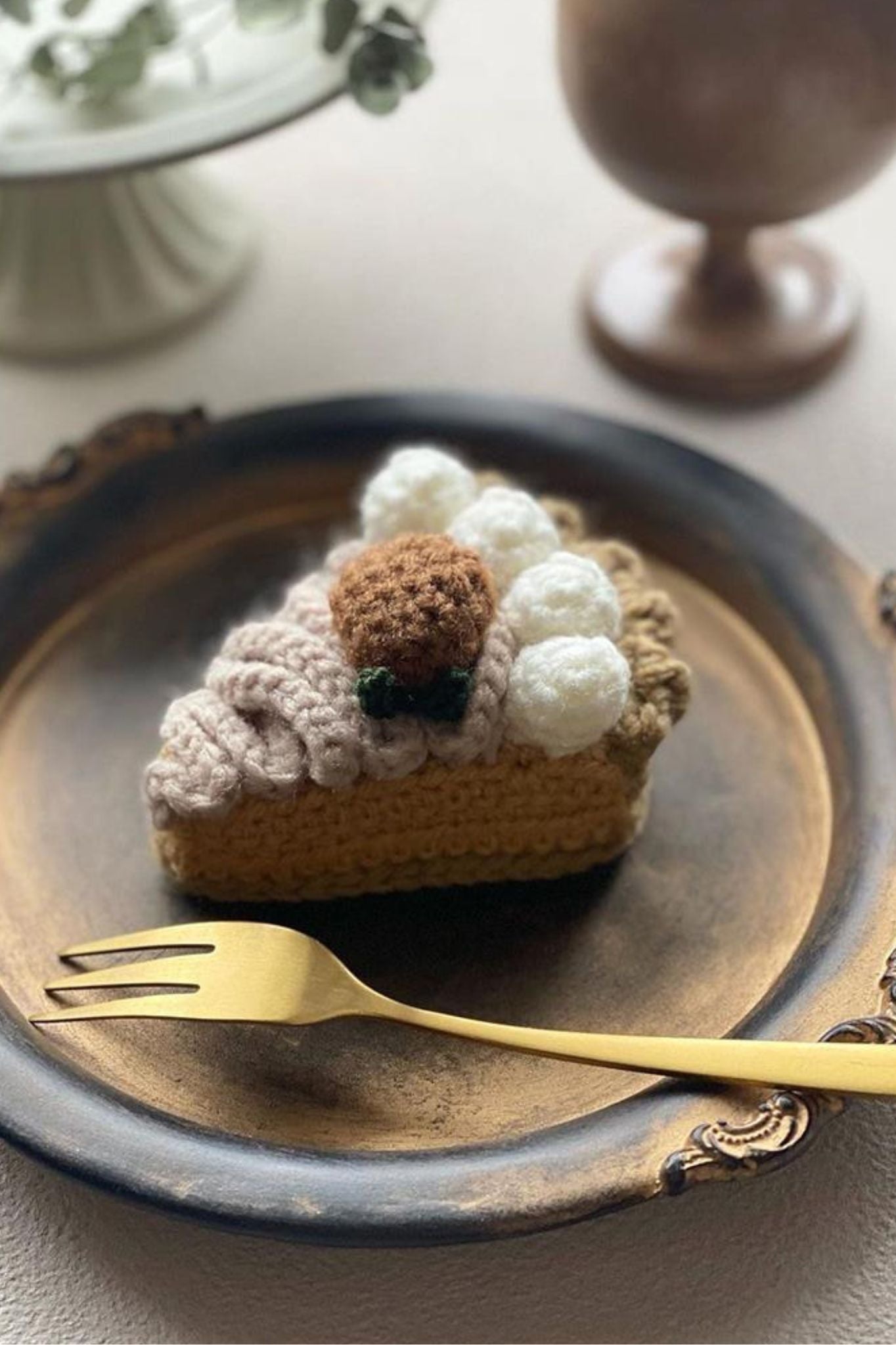 Crocheted Slice of Cake Collection