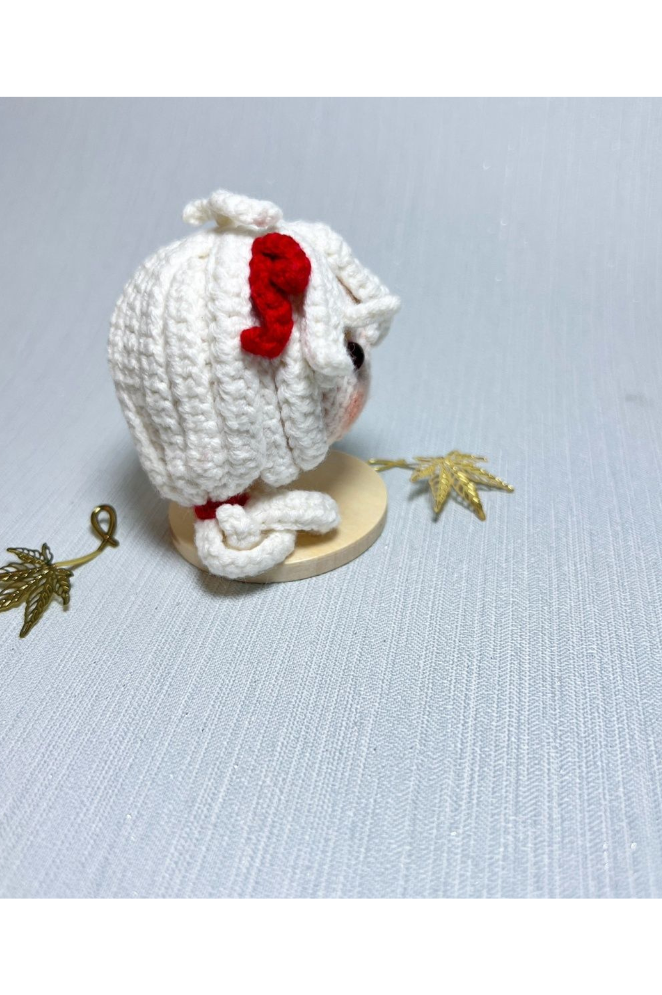 [Finished Product] Custom Genshin Impact Kaedehara Kazuha Fan Art - Handmade Crochet Keychain Charm