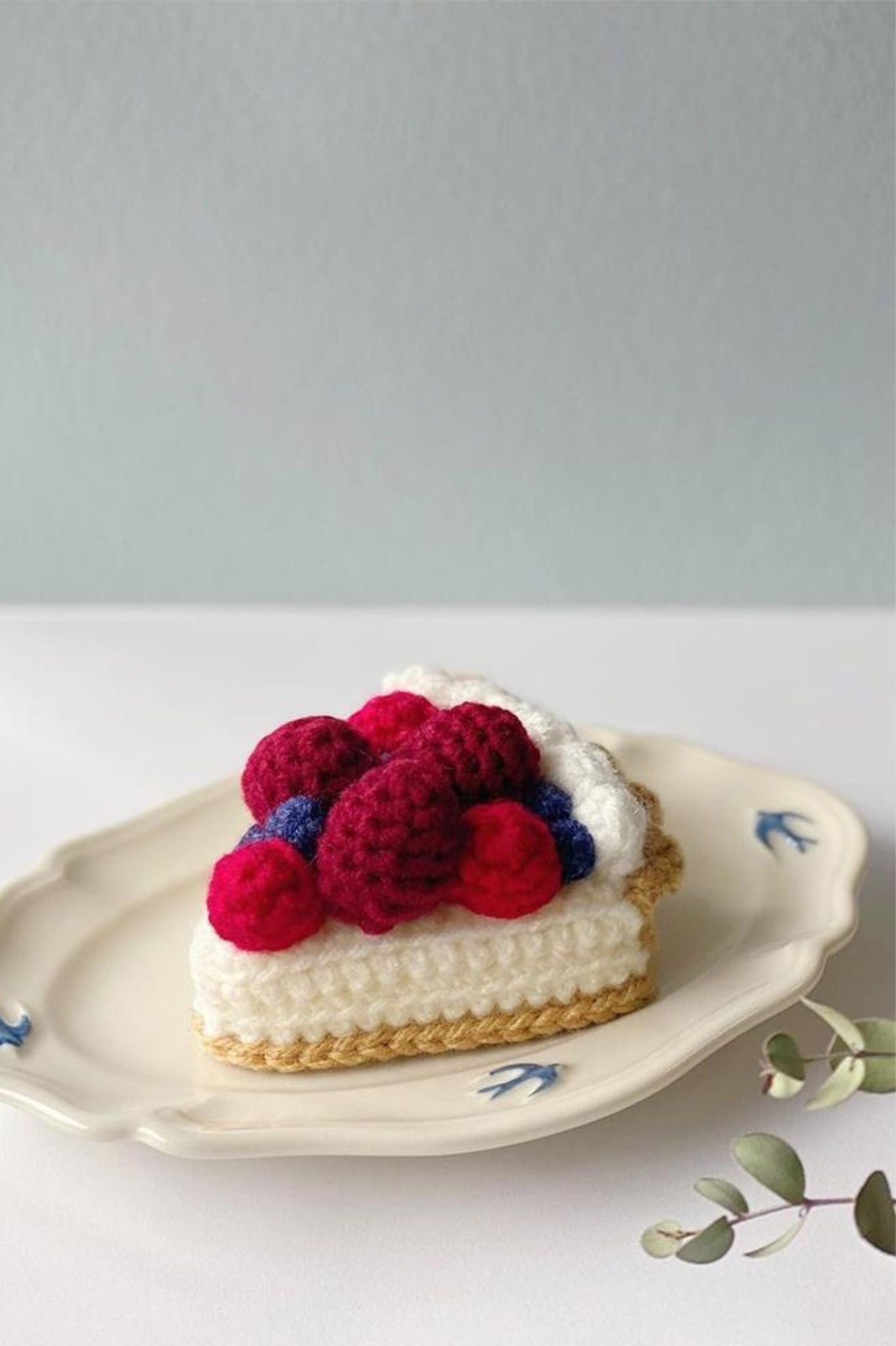 Crocheted Slice of Cake Collection