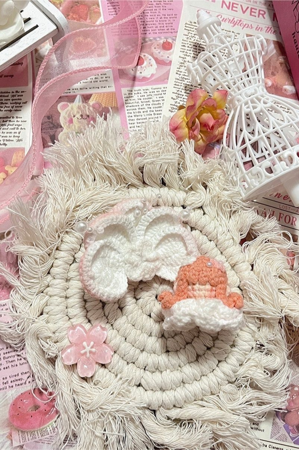 Finished Product Custom Infinity Nikki Game Fan Art-Handmade Crochet Keychain Charm