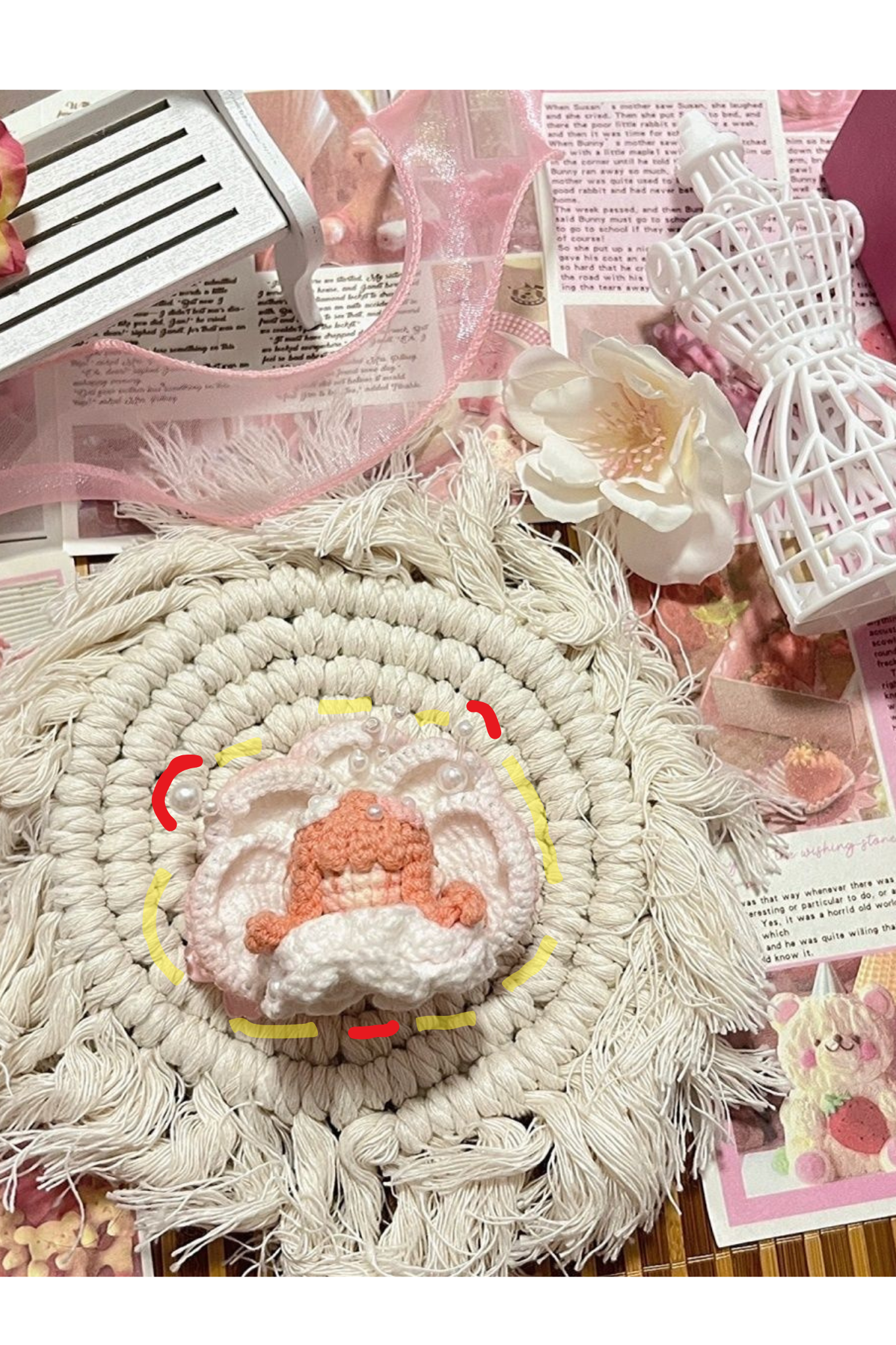 Finished Product Custom Infinity Nikki Game Fan Art-Handmade Crochet Keychain Charm