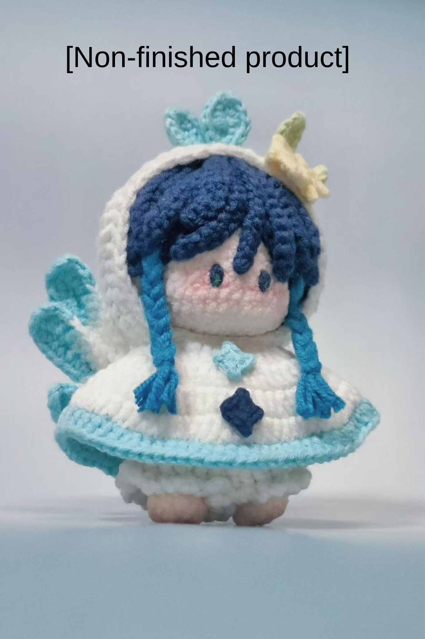 Venti Crochet Plush - Handmade Yarn Doll from Genshin Impact