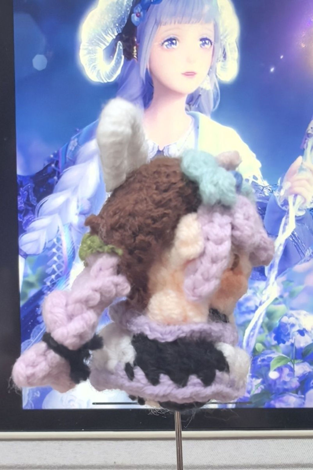 Finished Product Custom Infinity Nikki Game Fan Art-Handmade Crochet Keychain Charm