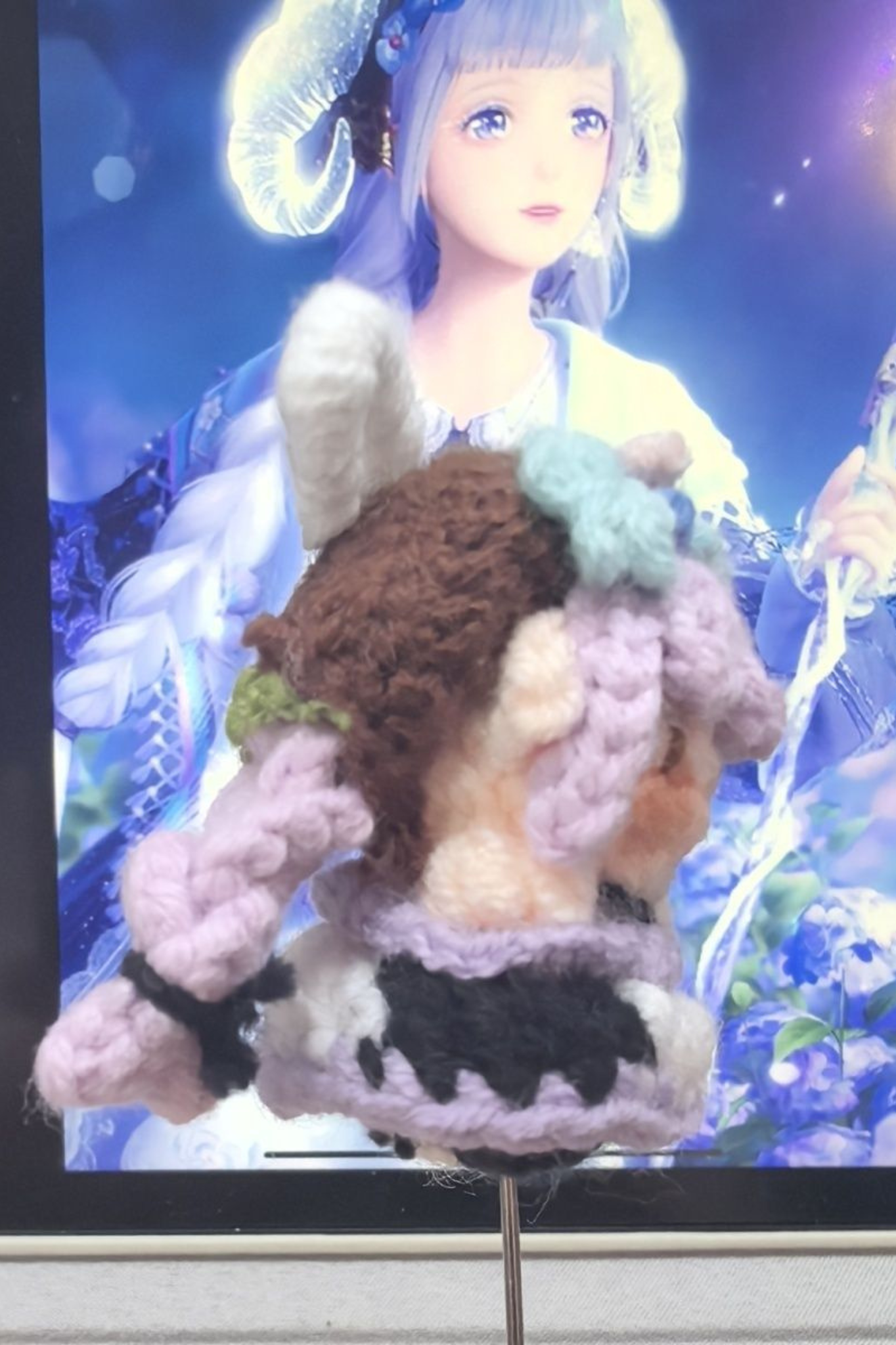 Finished Product Custom Infinity Nikki Game Fan Art-Handmade Crochet Keychain Charm