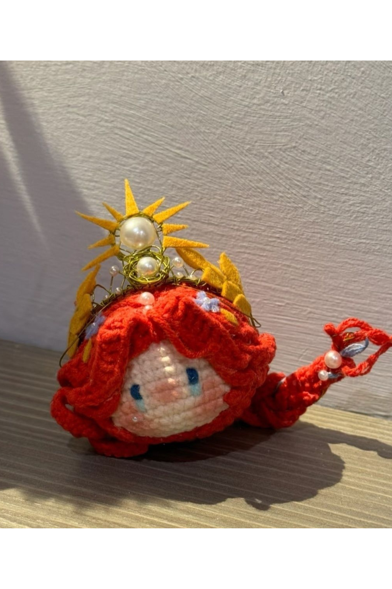 Finished Product Custom Identity V Gardener Grace Game Fan Art - Handmade Crochet Keychain Charm