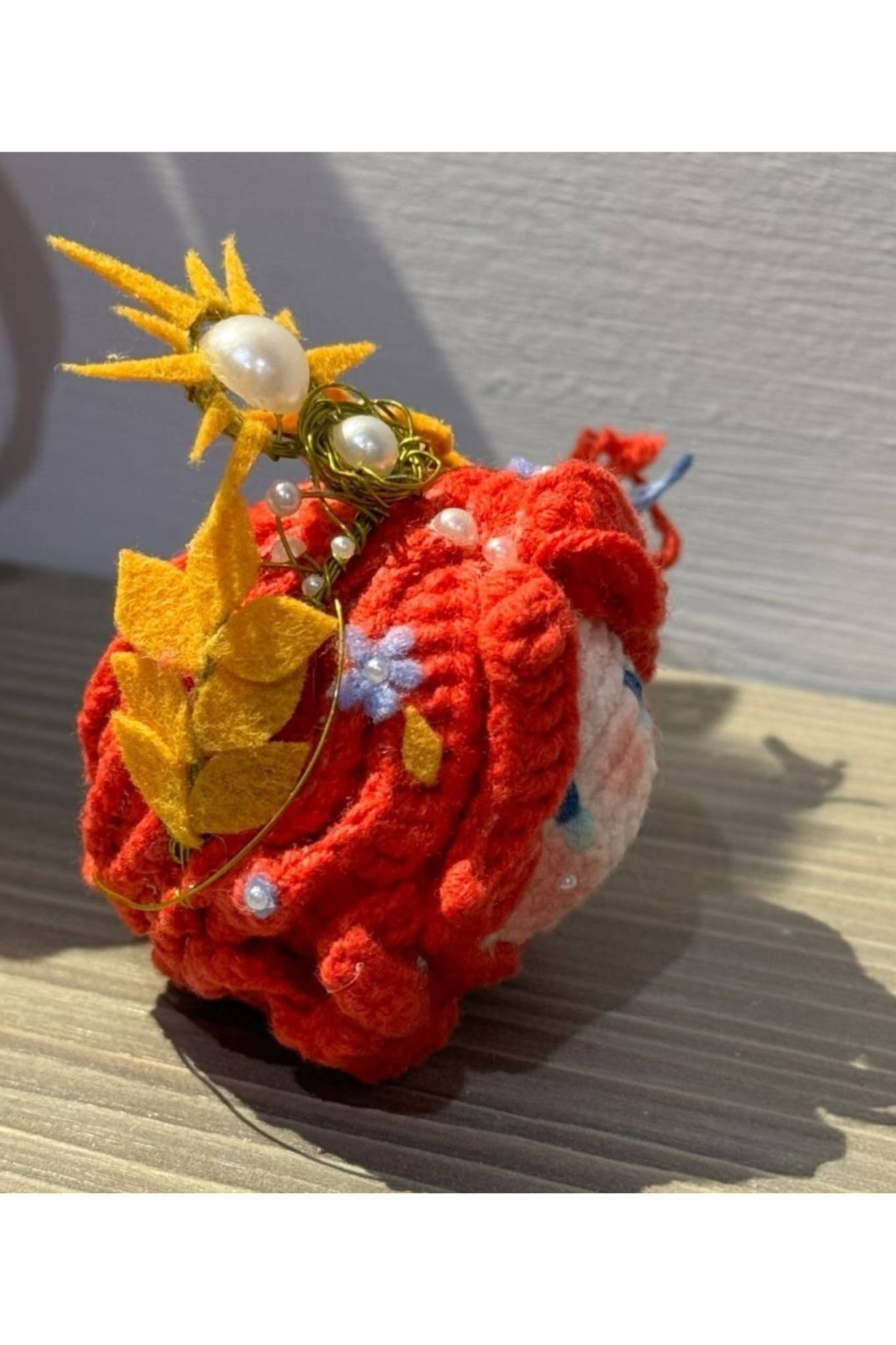 Finished Product Custom Identity V Gardener Grace Game Fan Art - Handmade Crochet Keychain Charm