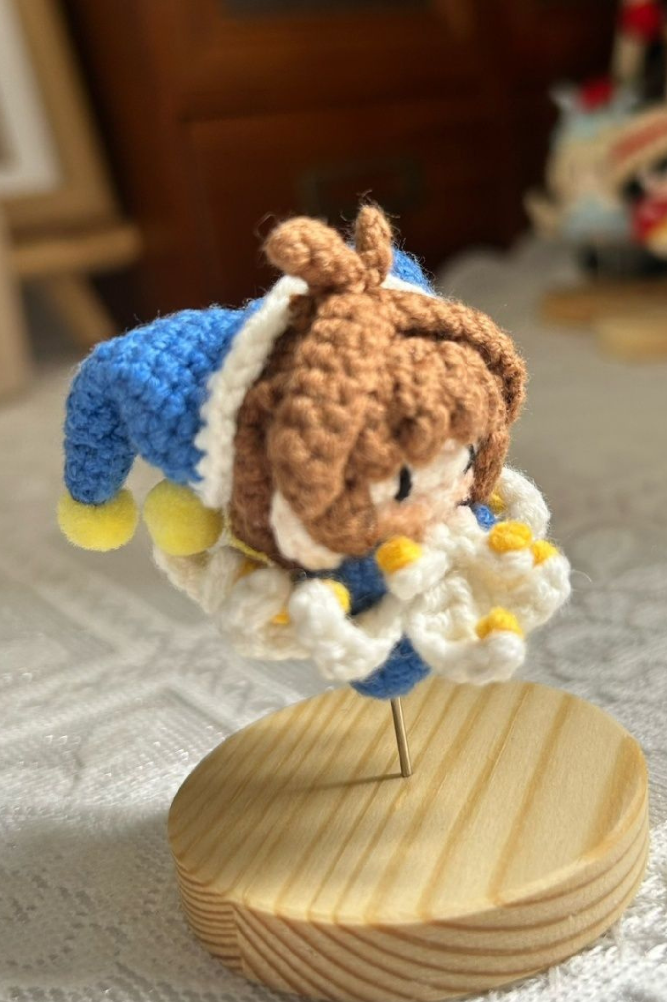 Finished Product Custom Cardcaptor Sakura Fan Art - Handmade Crochet Keychain Charm