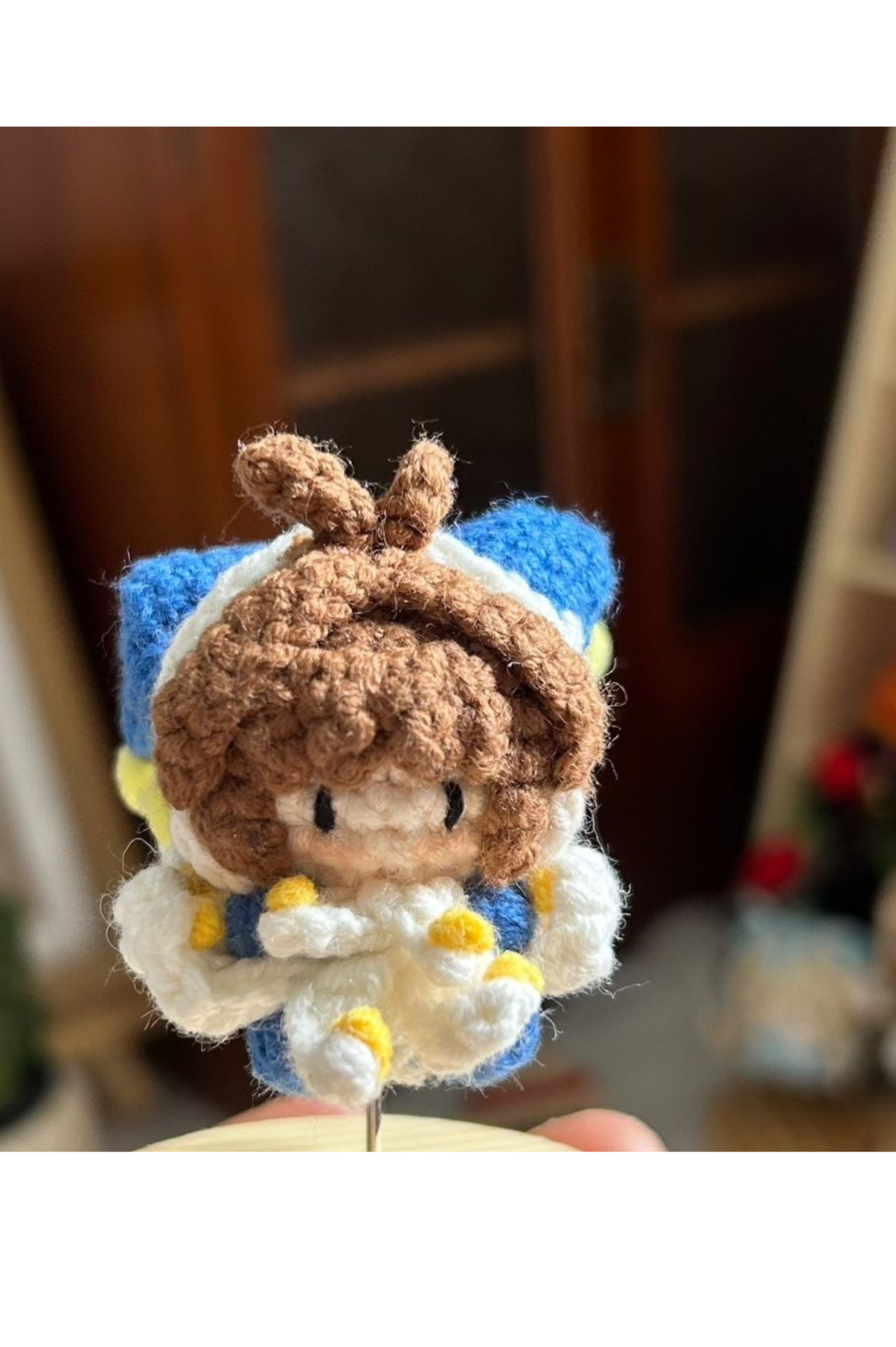 Finished Product Custom Cardcaptor Sakura Fan Art - Handmade Crochet Keychain Charm