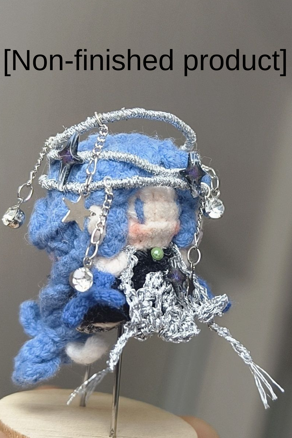 Finished Product Custom Honor of Kings Game Fan Art Diao Chan- Handmade Crochet Keychain Charm