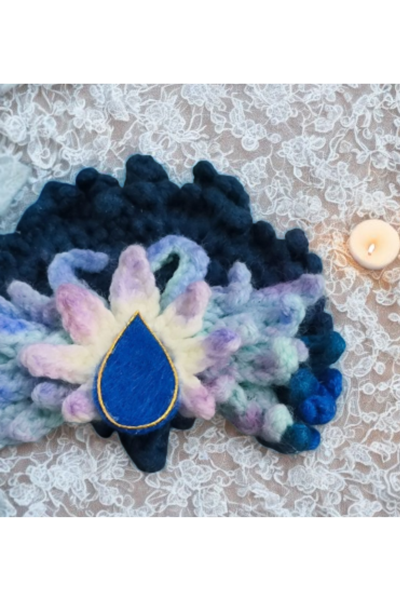 Finished Product Custom Honor of Kings Game Fan Art XIAO QIAO- Handmade Crochet Keychain Charm