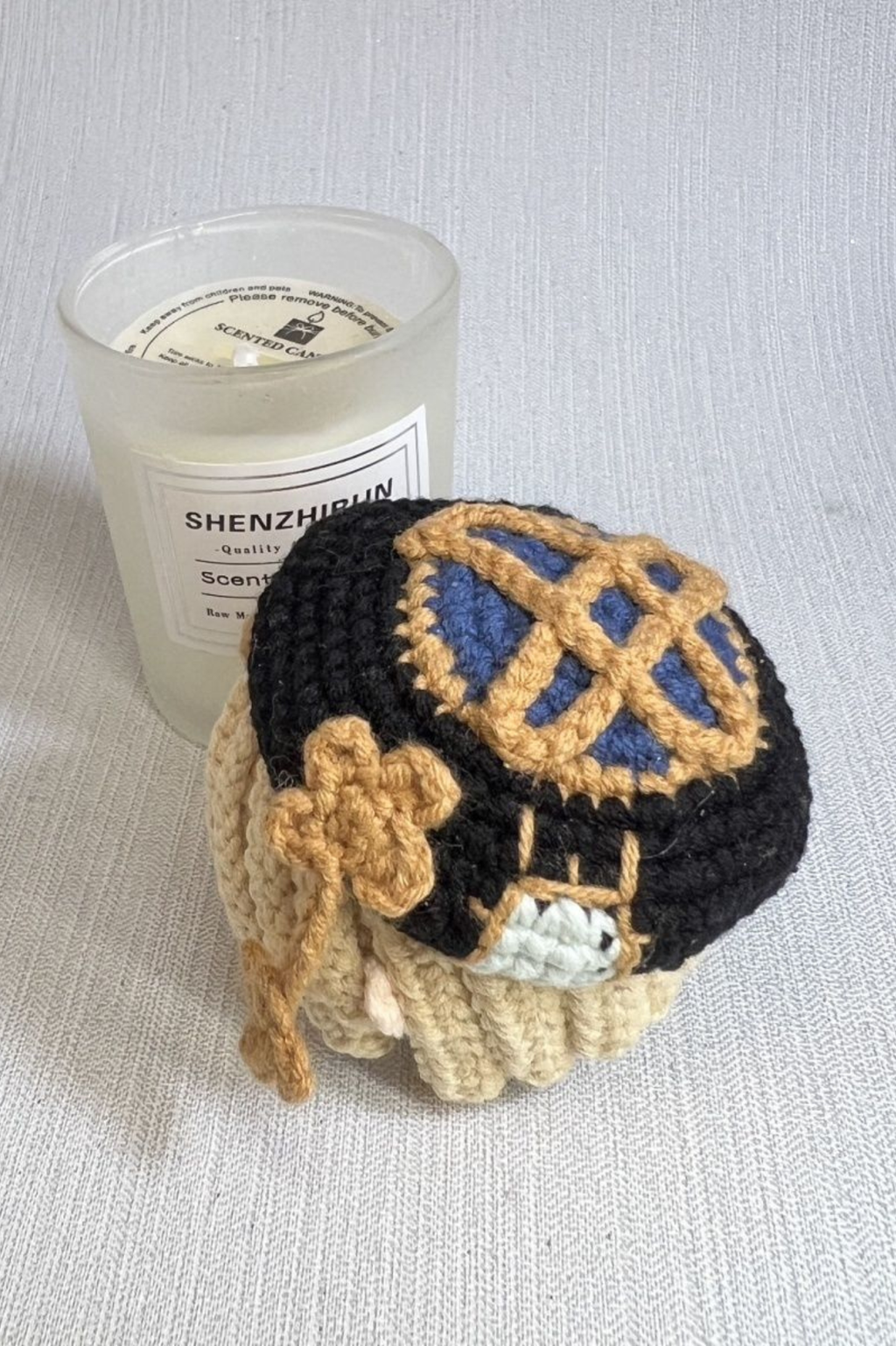 [Finished Product] Custom Freminet the Genshin Game Fan Art - Handmade Crochet Keychain Charm