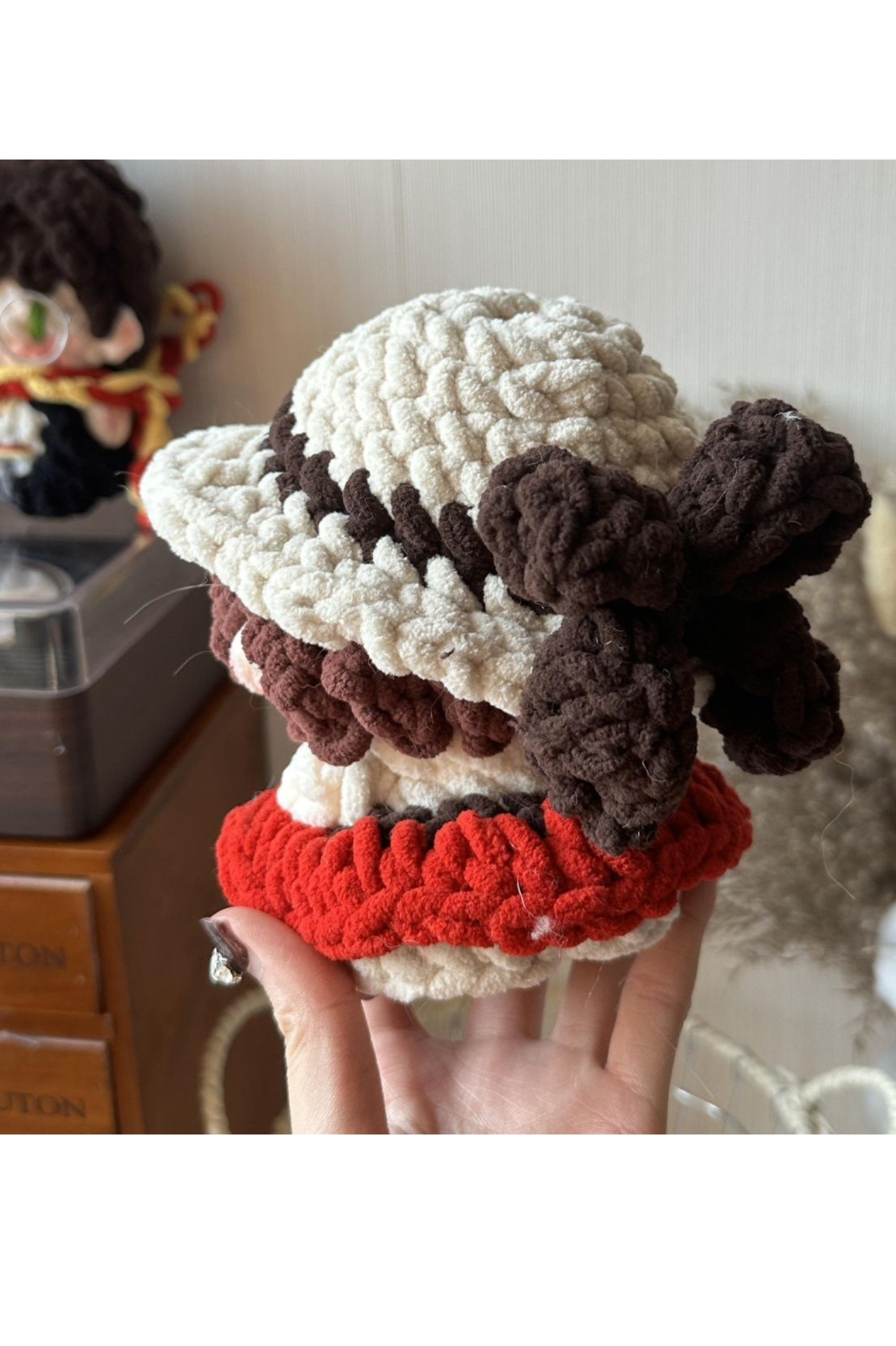 Finished Product Custom Cardcaptor Sakura Doll Fan Art - Handmade Crochet Keychain Charm