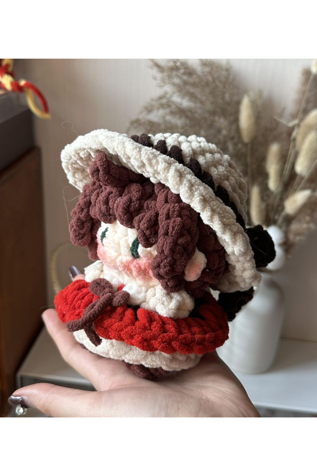 Finished Product Custom Cardcaptor Sakura Doll Fan Art - Handmade Crochet Keychain Charm