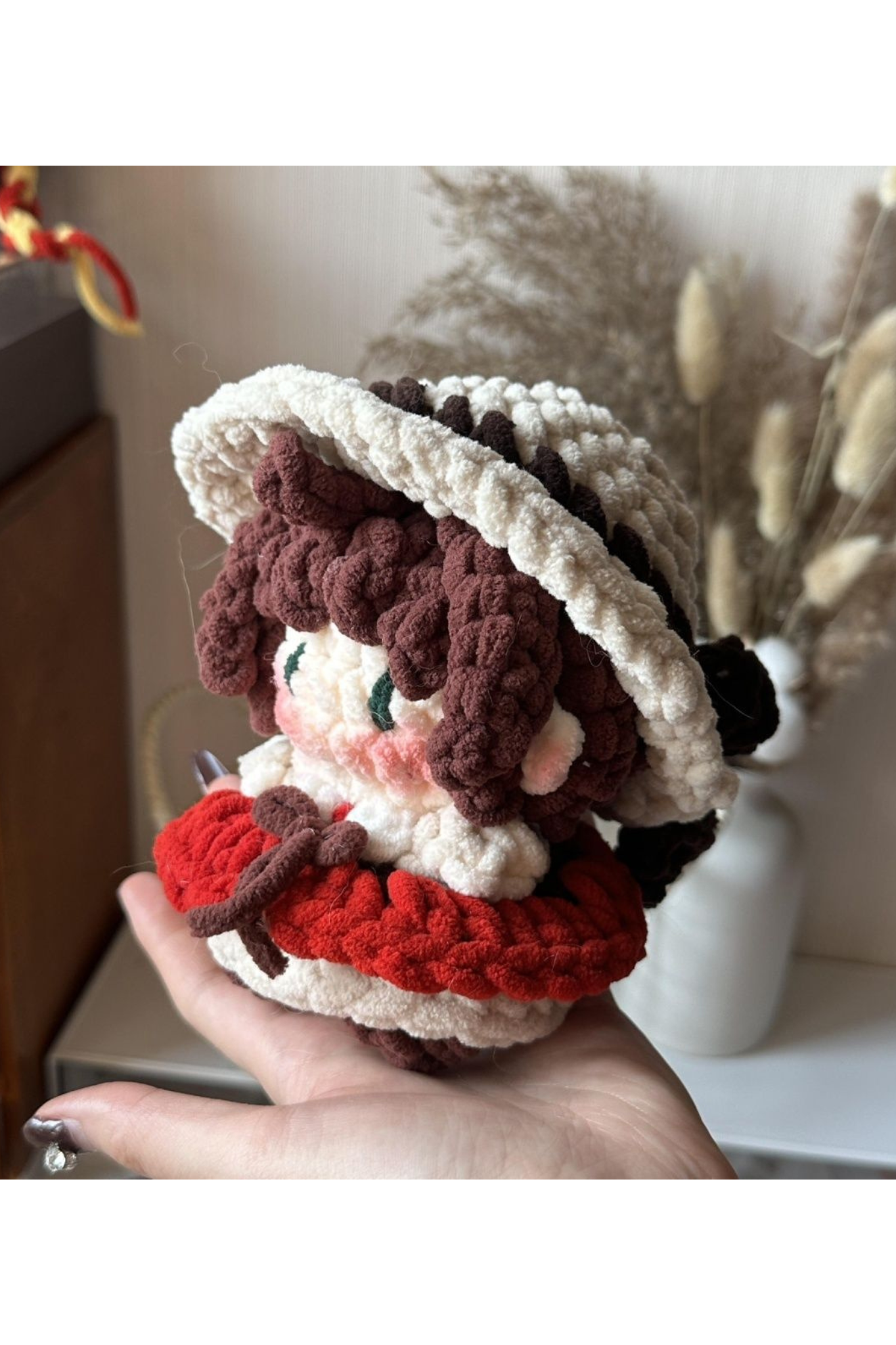 Finished Product Custom Cardcaptor Sakura Doll Fan Art - Handmade Crochet Keychain Charm