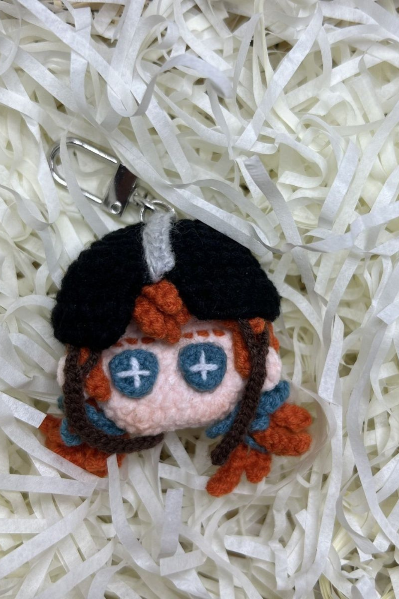 Finished Product Custom Identity V Game Fan Art - Handmade Crochet Keychain Charm