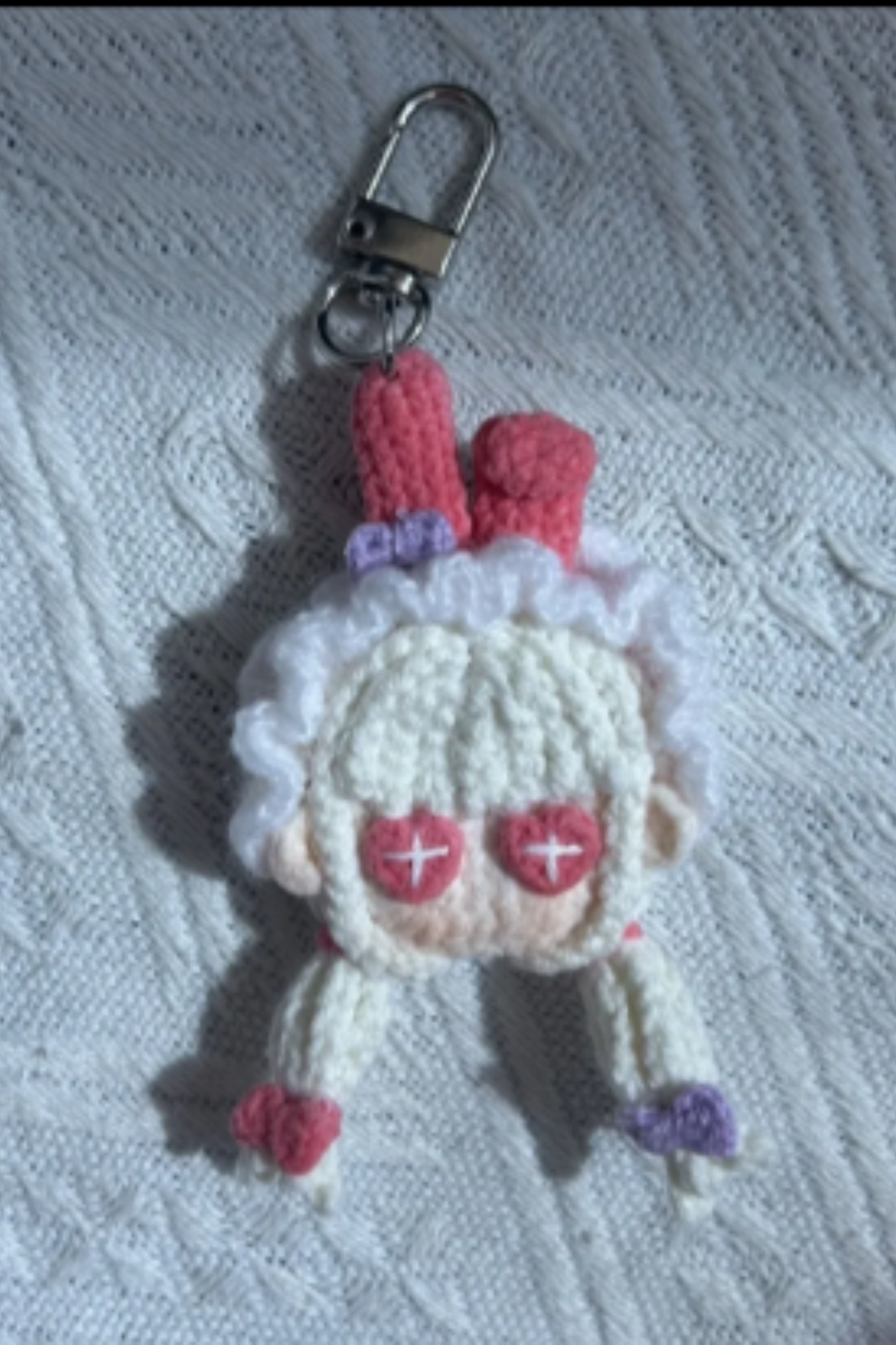 Finished Product Custom Identity V Game Fan Art - Handmade Crochet Keychain Charm