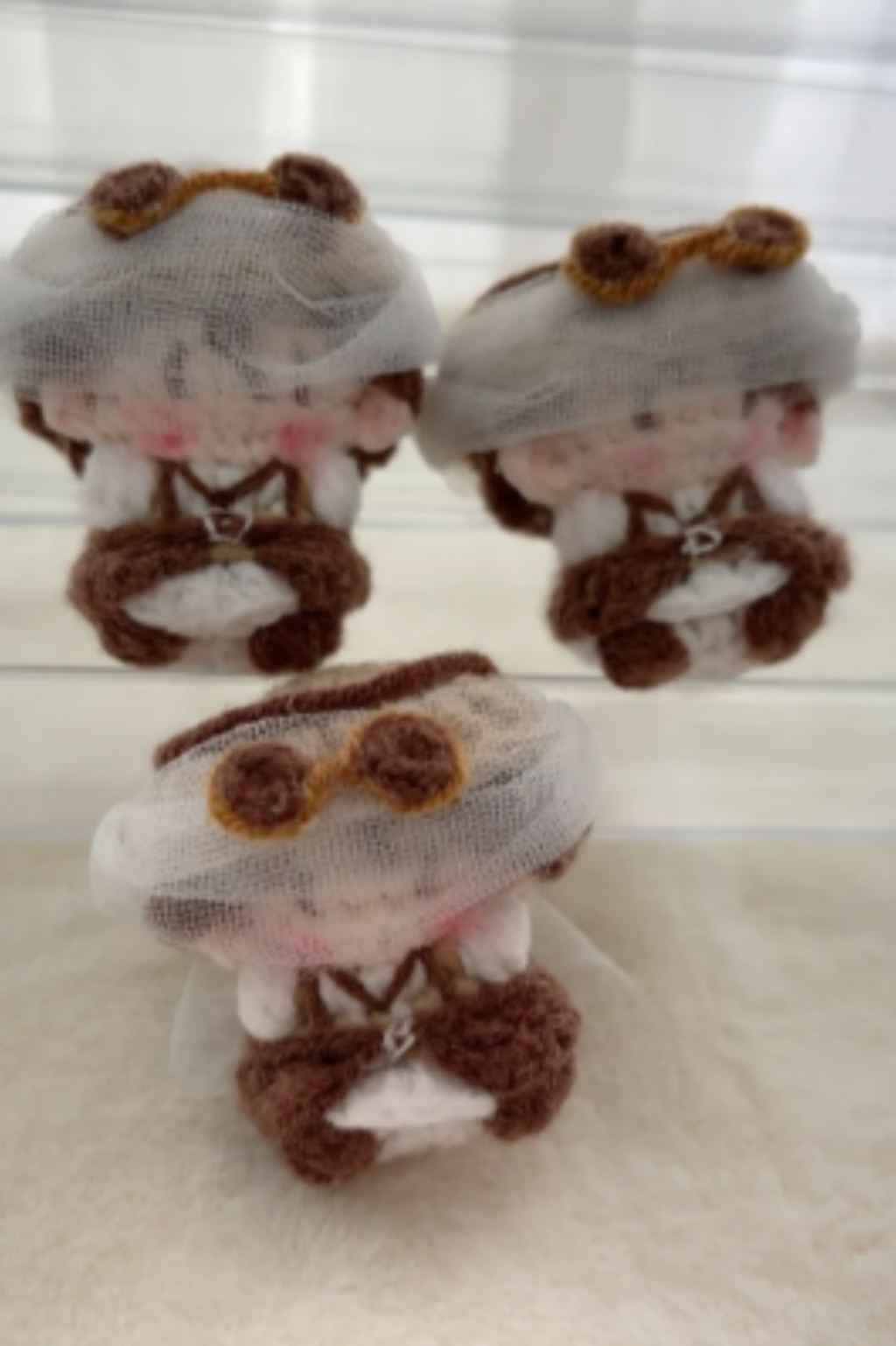 Finished Product Custom Identity V Melly Plinius（Entomologist） Game Fan Art - Handmade Crochet Keychain Charm