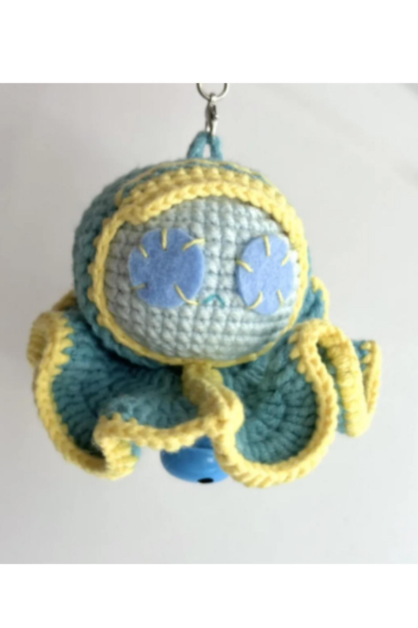 Finished Product Custom Identity V Robbie White（Axe Boy） Game Fan Art - Handmade Crochet Keychain Charm