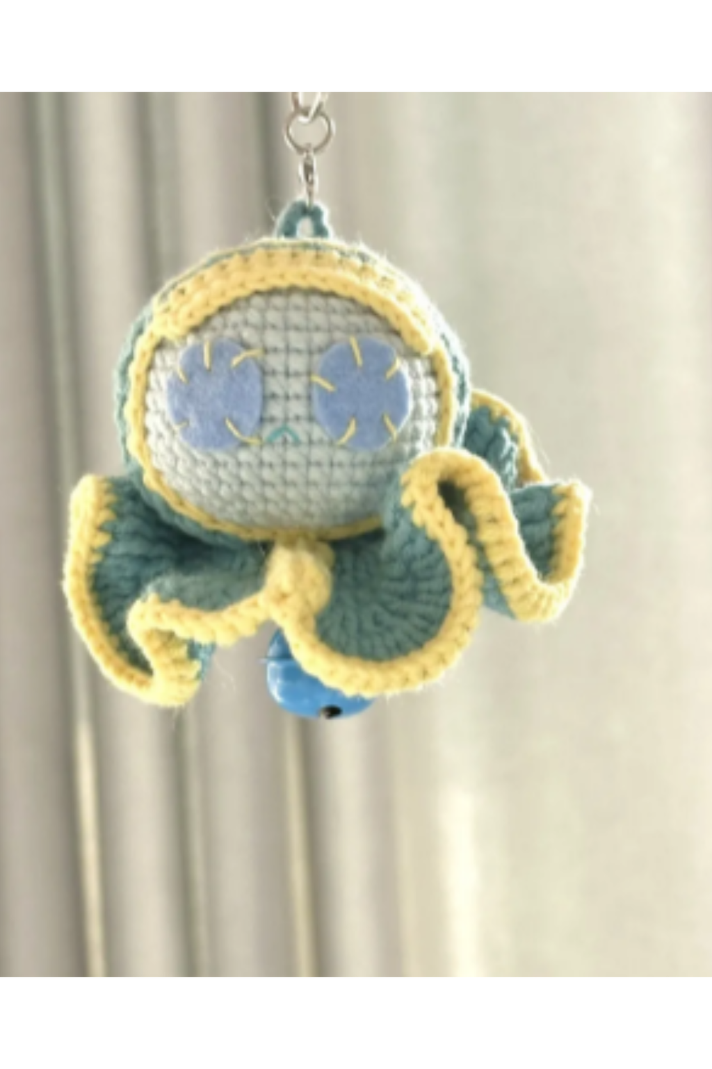 Finished Product Custom Identity V Robbie White（Axe Boy） Game Fan Art - Handmade Crochet Keychain Charm