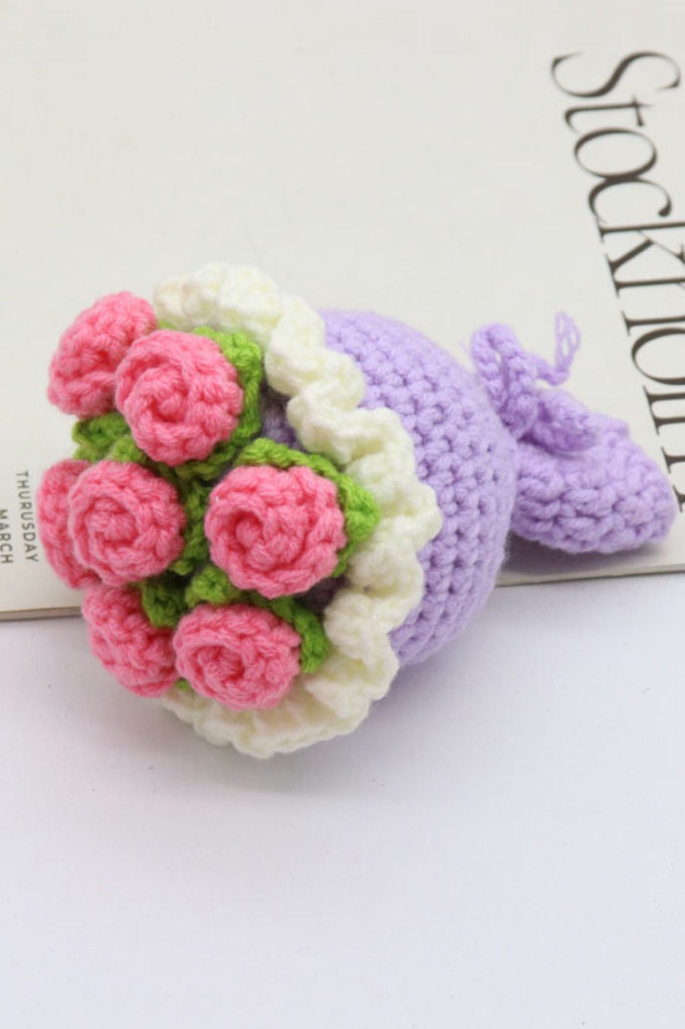 [Promotion!]Finished Product Handmade Crochet Bouquet Charms - Keychain & Decor Collection