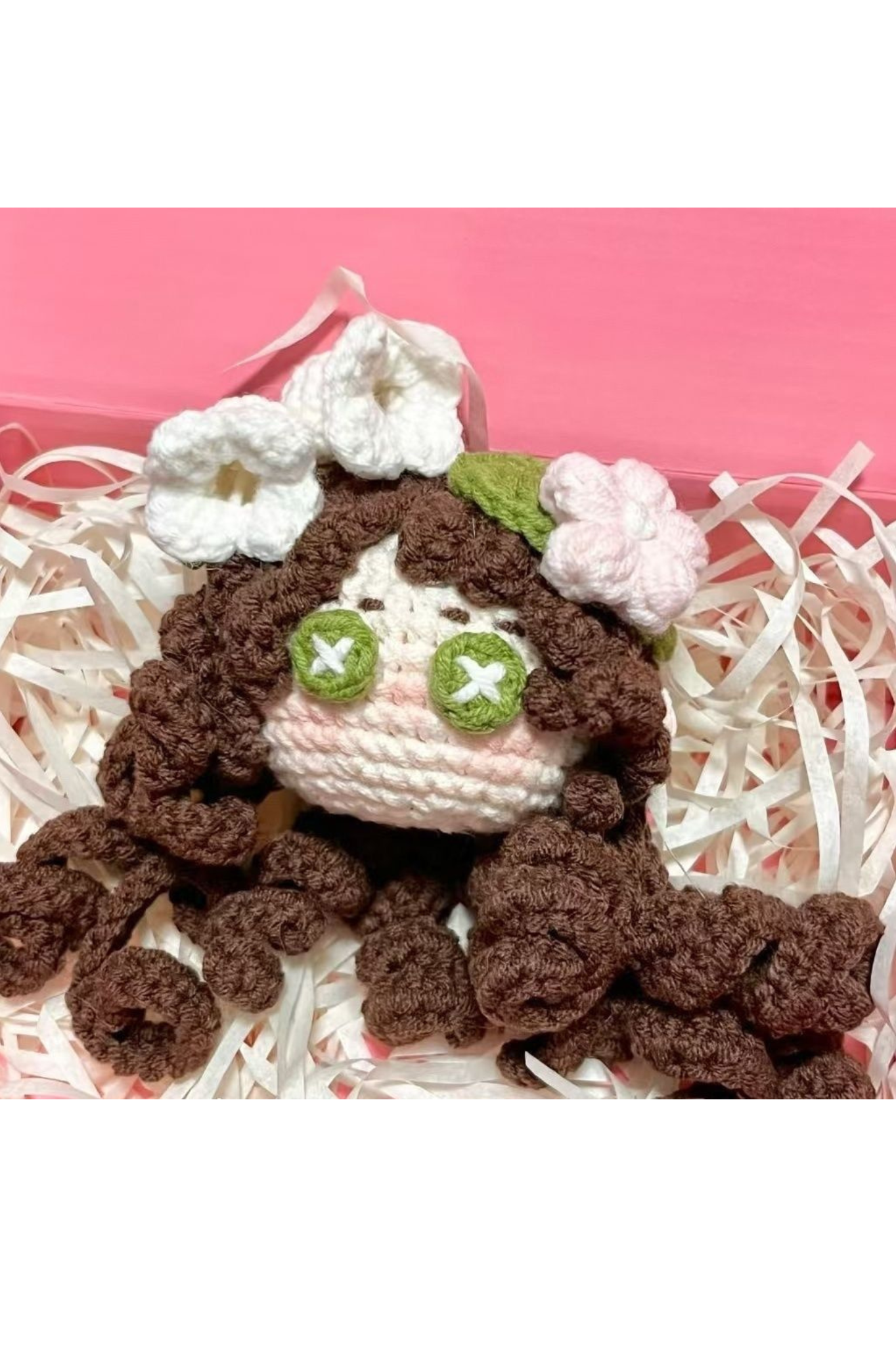 Finished Product Custom Identity V Memory（Little Girl） Game Fan Art - Handmade Crochet Keychain Charm