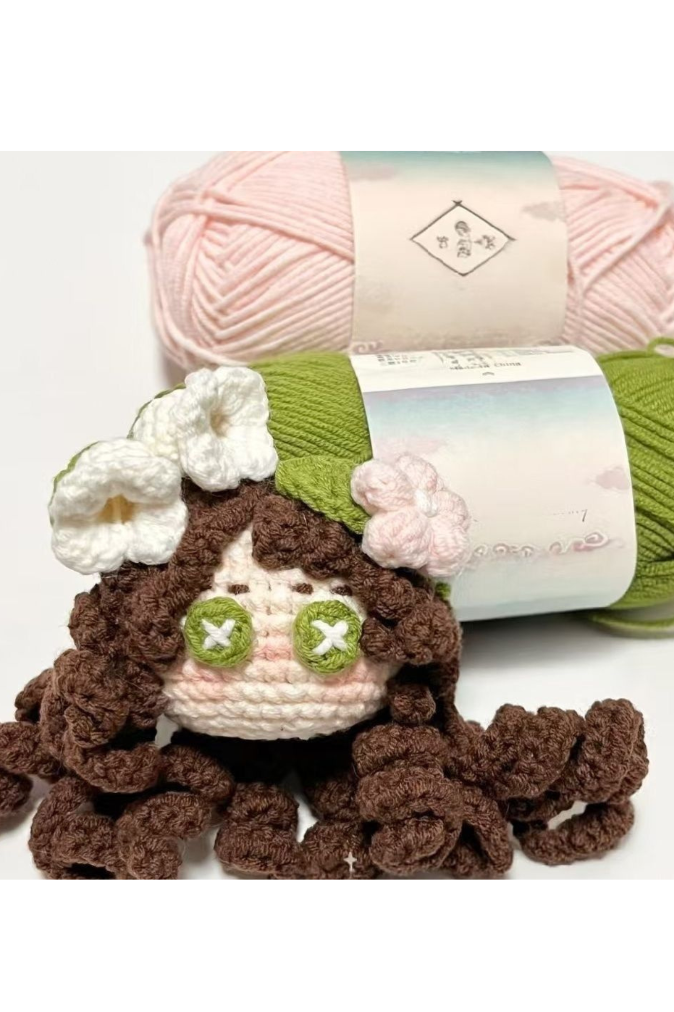 Finished Product Custom Identity V Memory（Little Girl） Game Fan Art - Handmade Crochet Keychain Charm