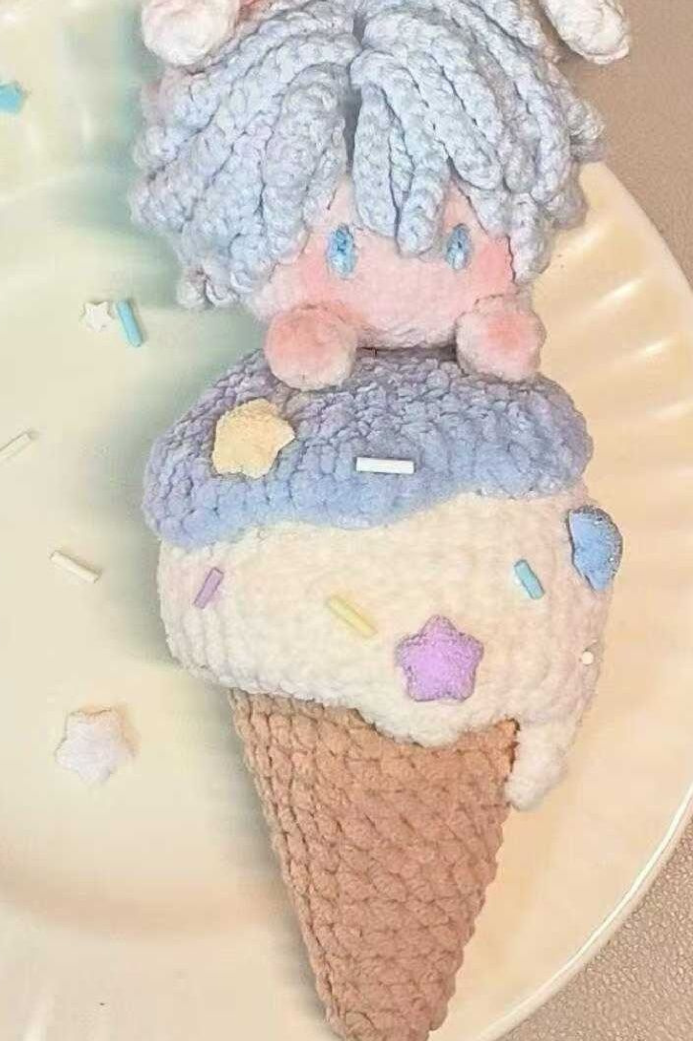 Custom Honkai Star Rail Phainon Game Fan Art - Handmade Crochet Keychain Charm